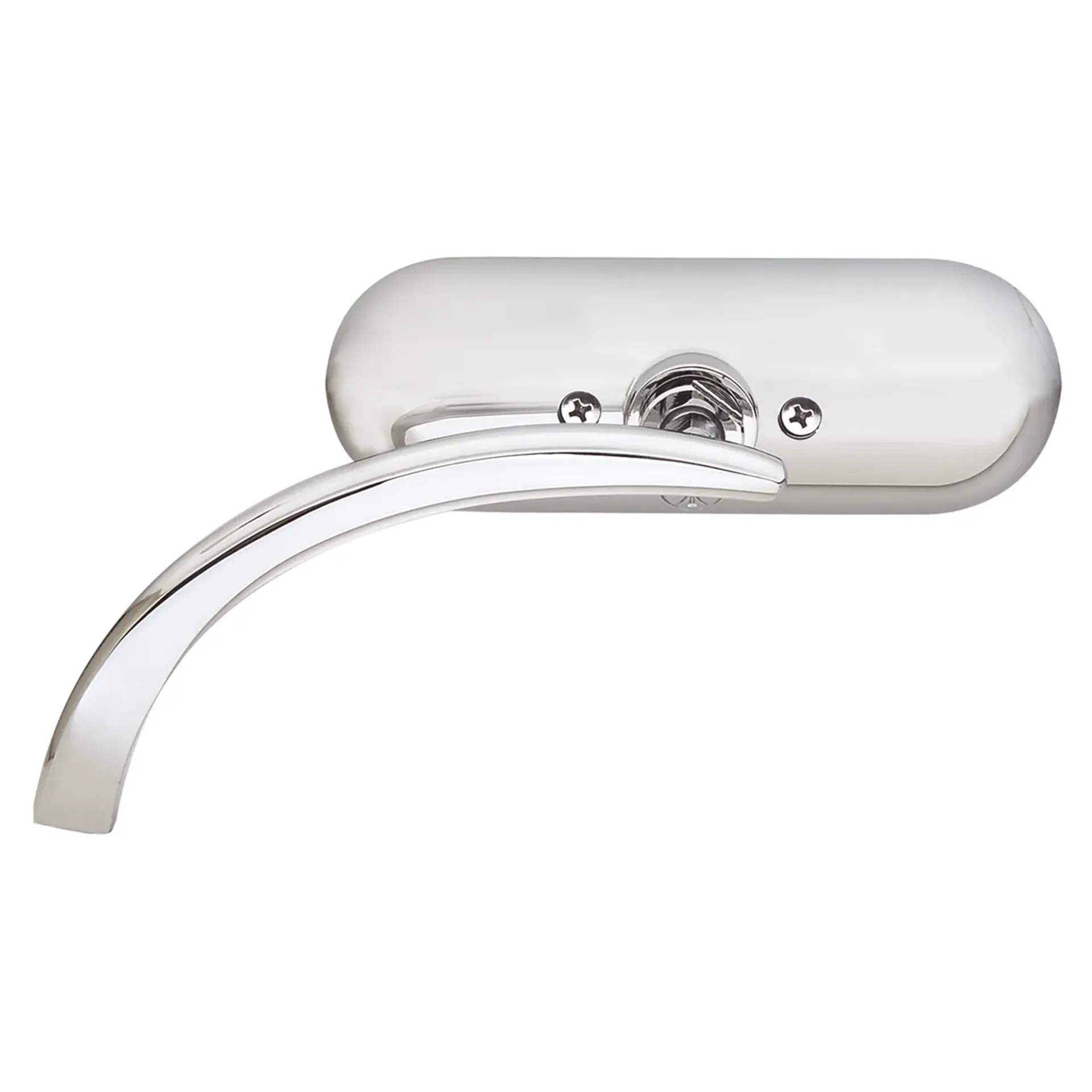 CHROME MINI OVAL MIRROR LEFT