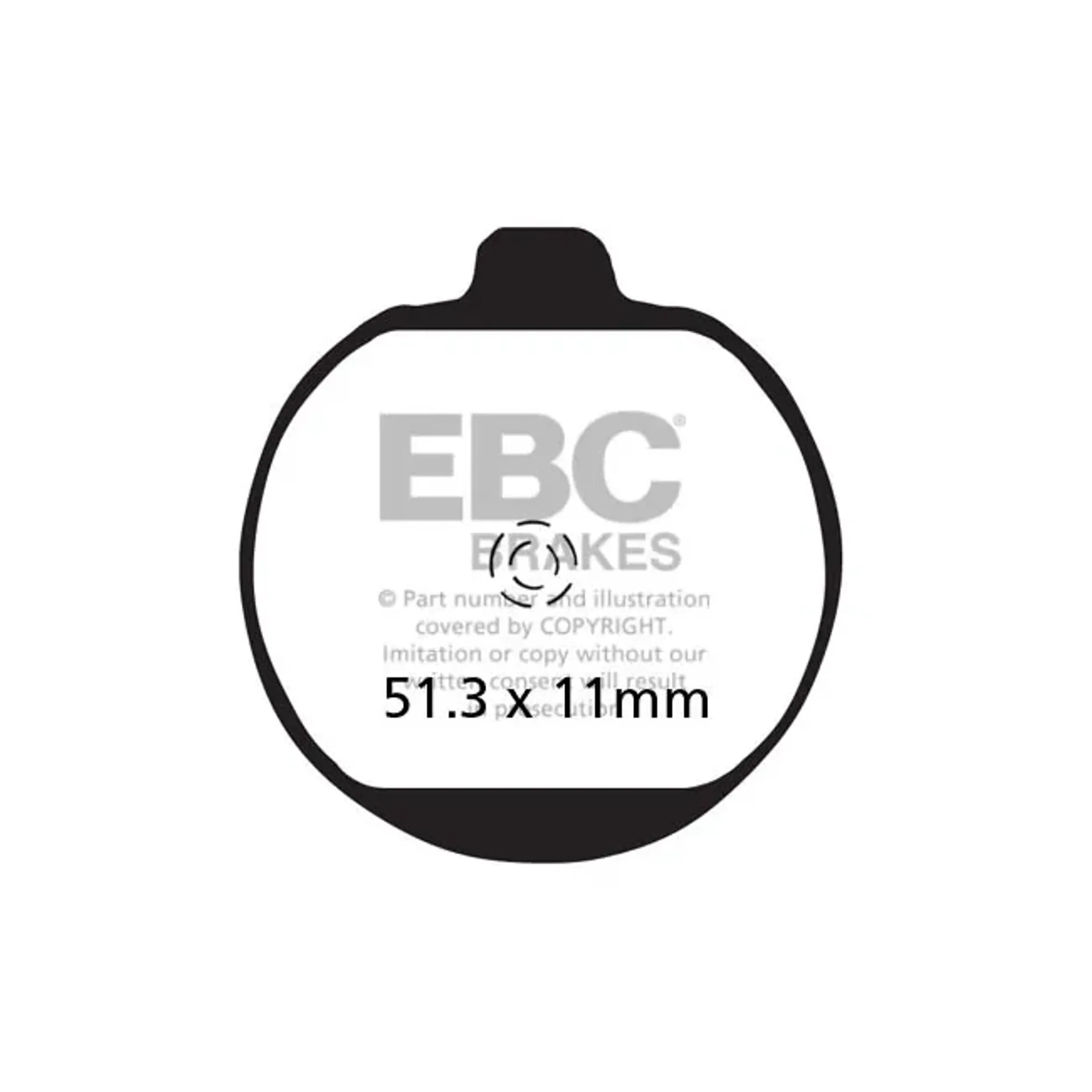 EBC Organic brake pads