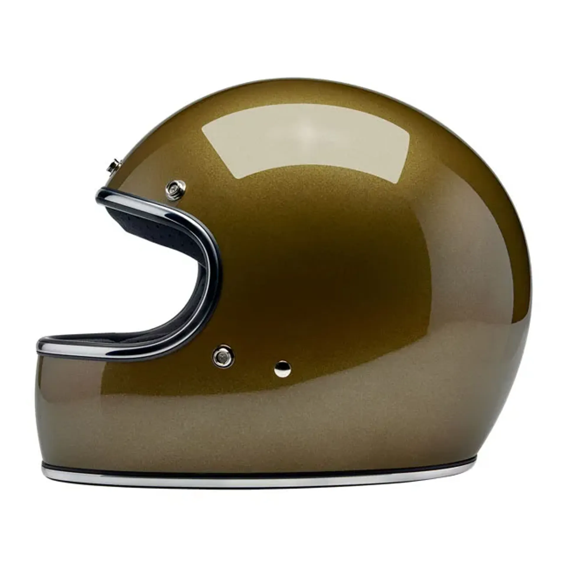 Biltwell Gringo helmet ugly gold metallic