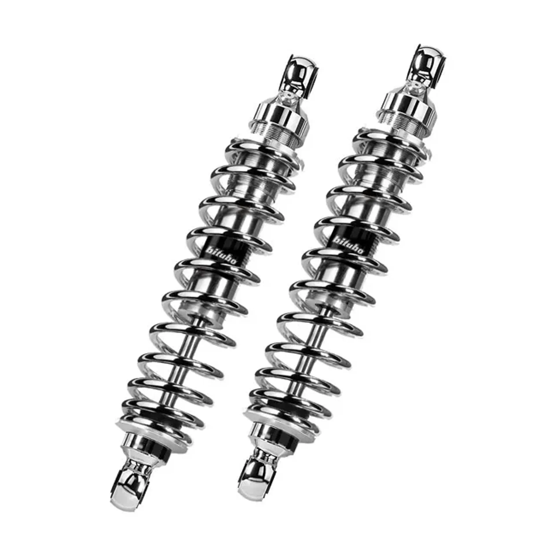 Bitubo, WMB dual shock absorber set. Chrome. 306mm
