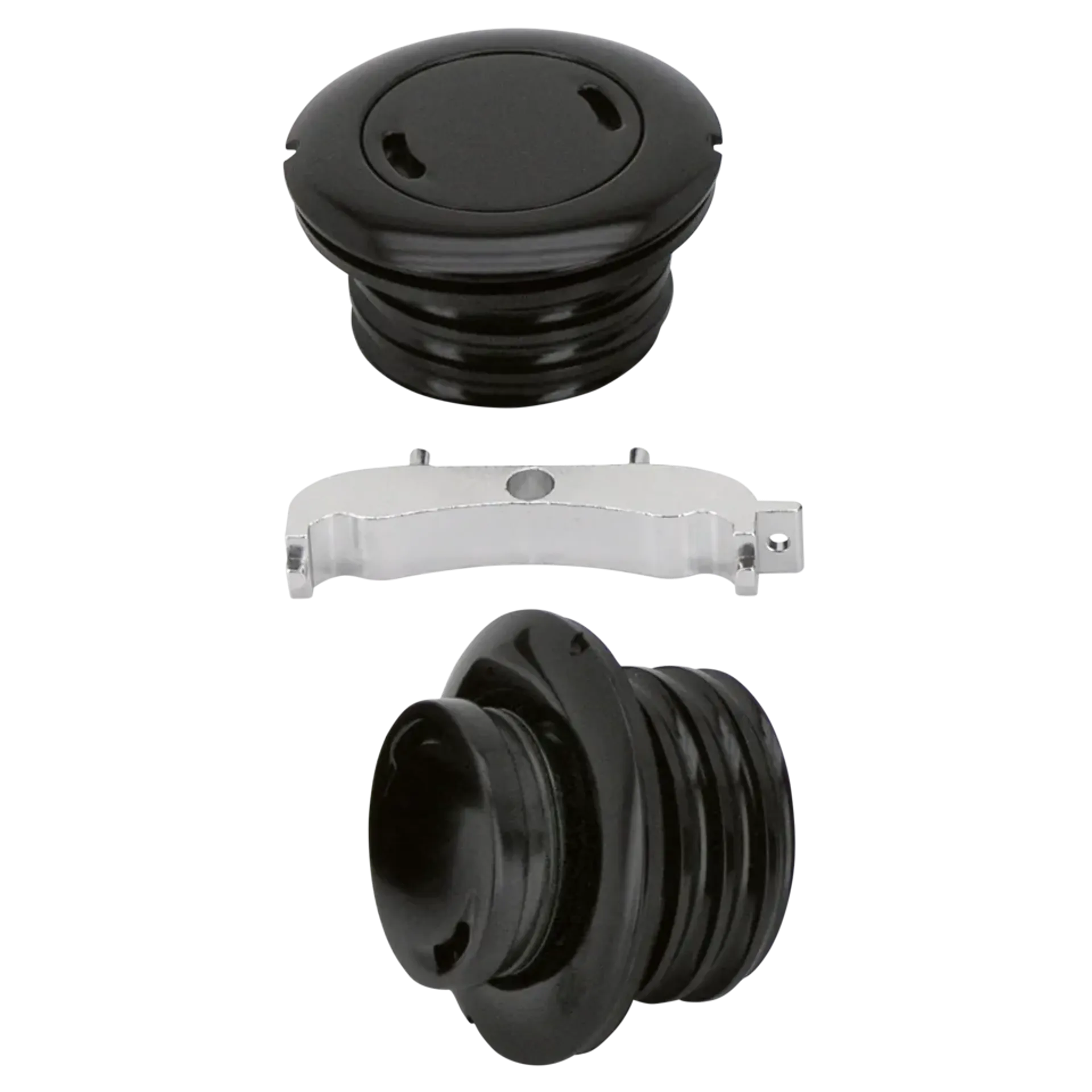 GZP Blk flushmnt 1.5″ gascapset w/paints