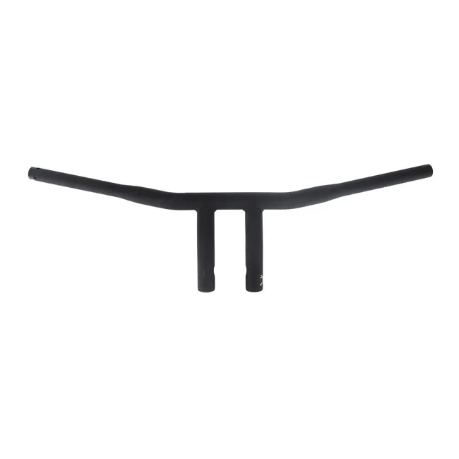 Burly, 1-1/4" riser drag bar. 7" rise. Matte black - Afbeelding 2