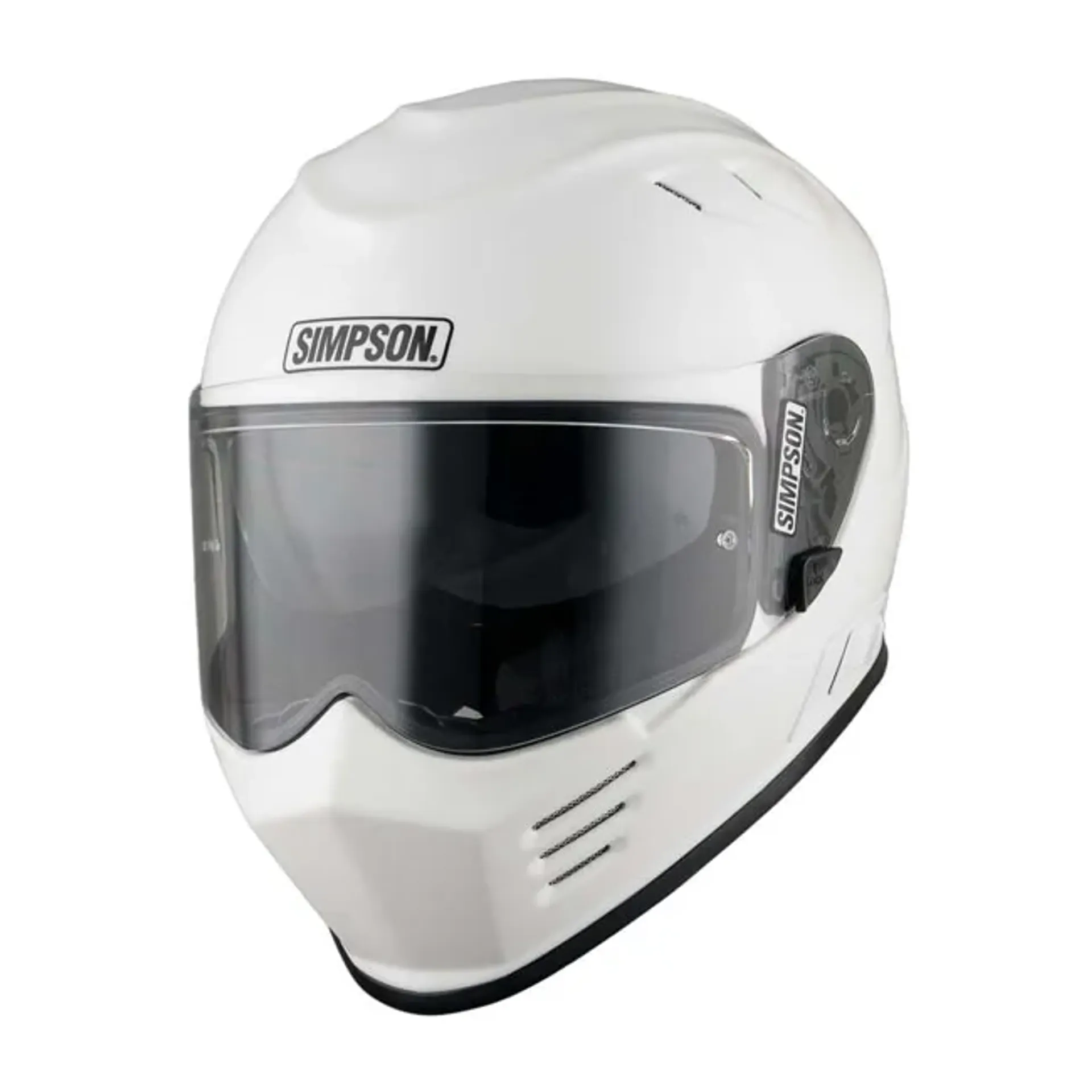 Simpson Venom helmet white