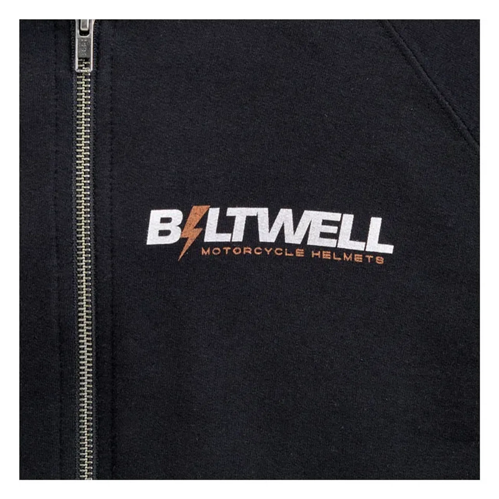 Biltwell Bolts zip hoodie black