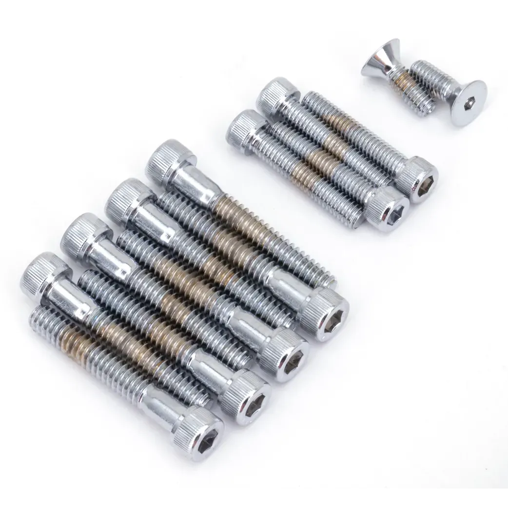 Chrome allen head screws lever/mast.cyl