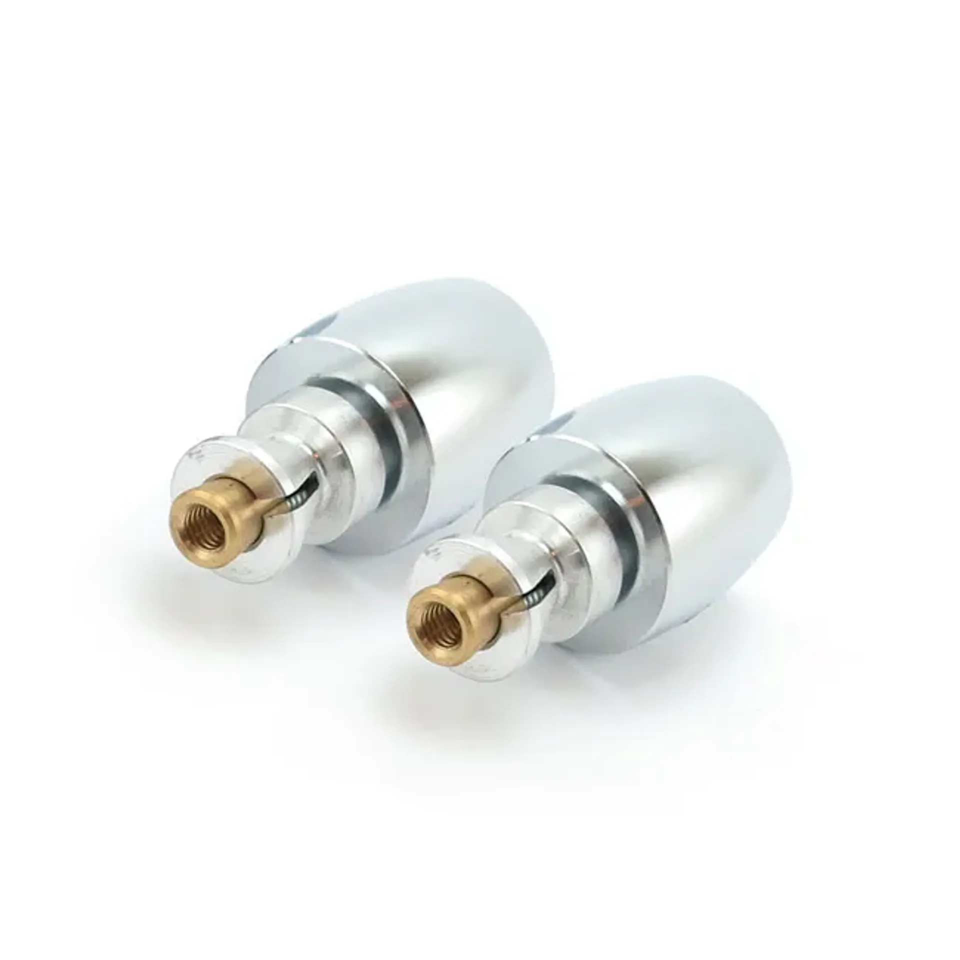 TRW, bar ends for 22mm steel handlebars. Chrome