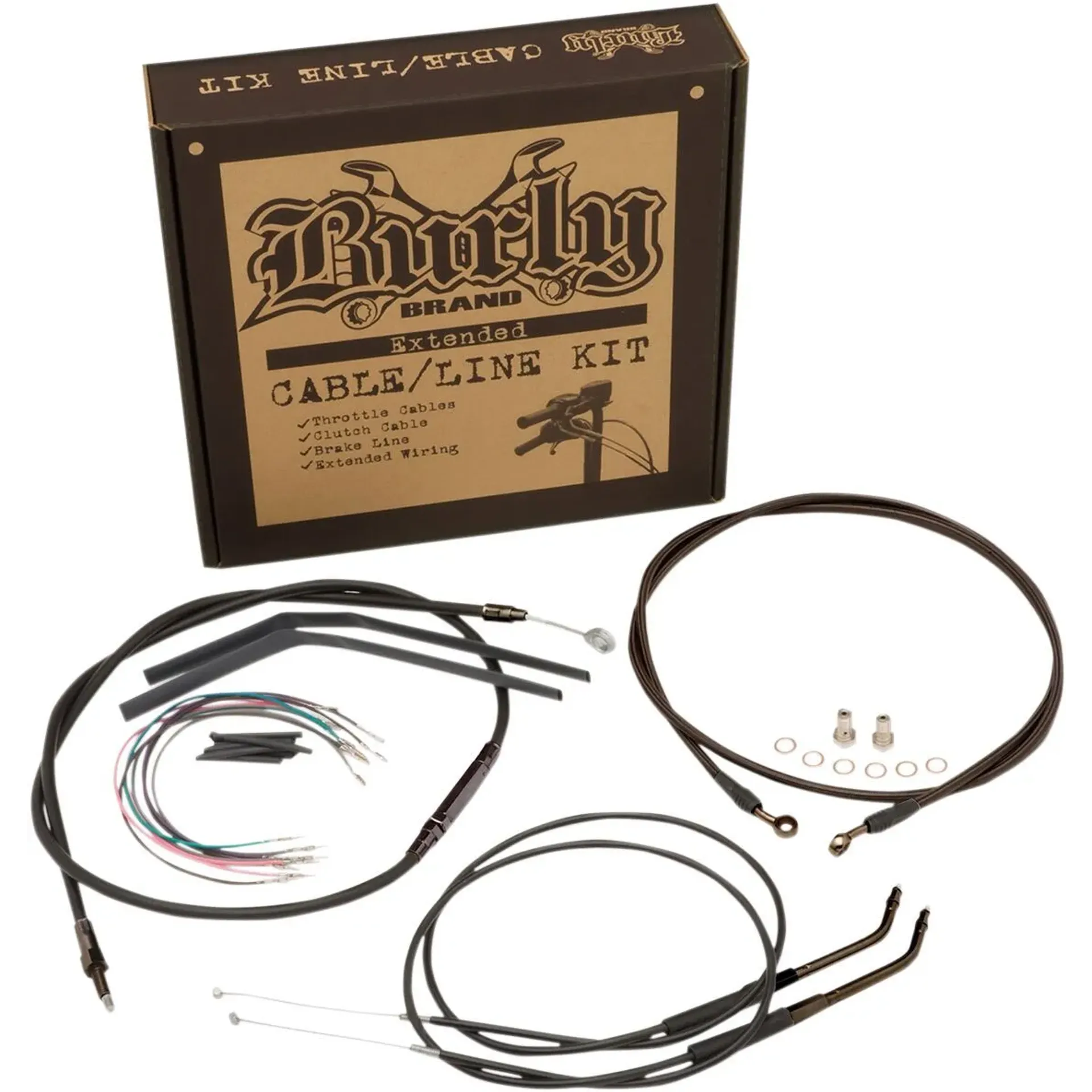 Cable Kit T-Bar 10″ Non-Abs Black
