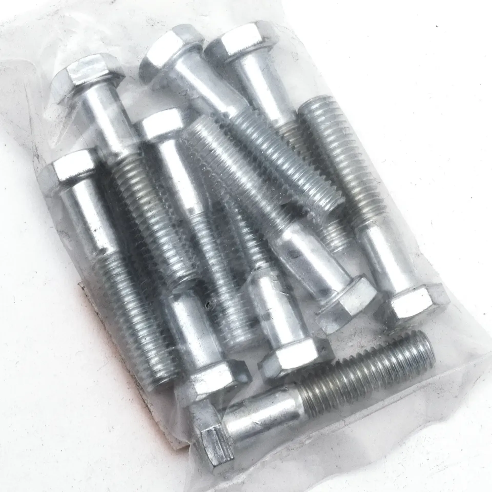 10pck hex bolt 3/8-16×1-7/8″ UNC zinc