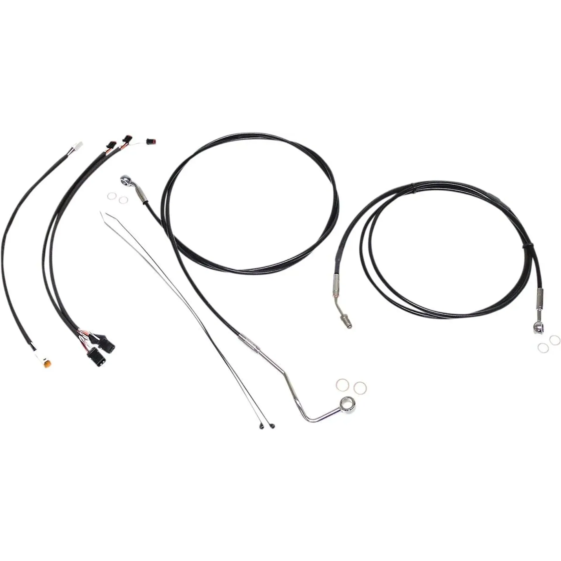 Black/Chrome Xr Control Cable Kit
