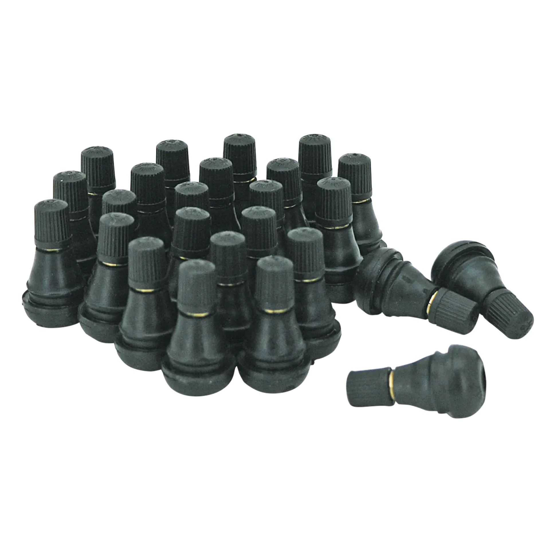 25pck Tubeless Tire Valves Rubber