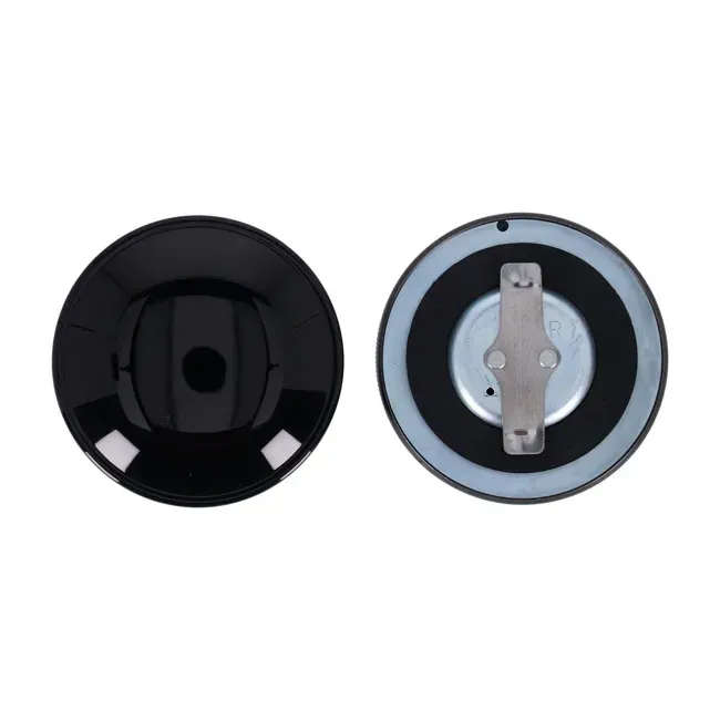 Gas cap set, late style. Gloss black - Afbeelding 3