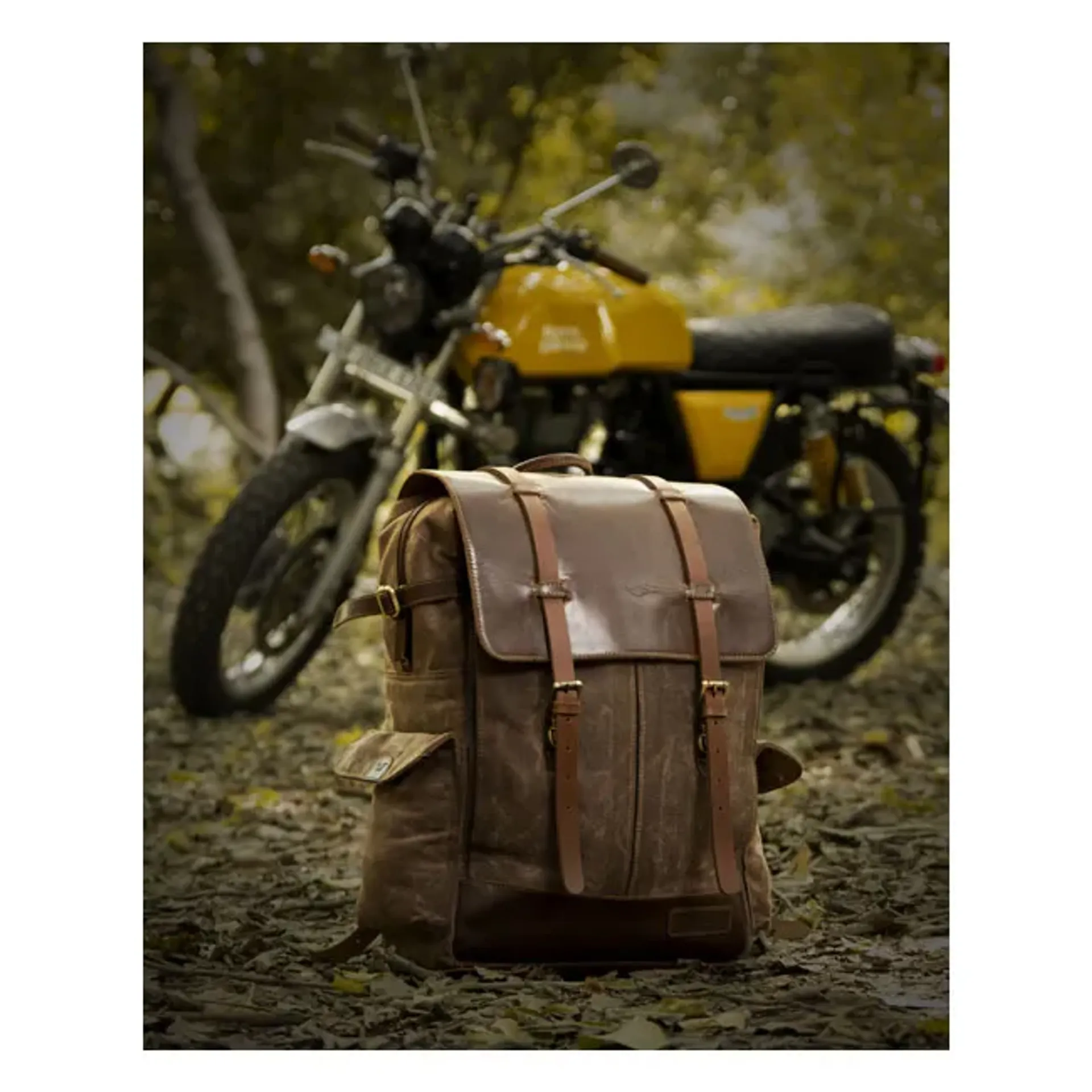 Trip Machine Rambler backpack bag vintage tan