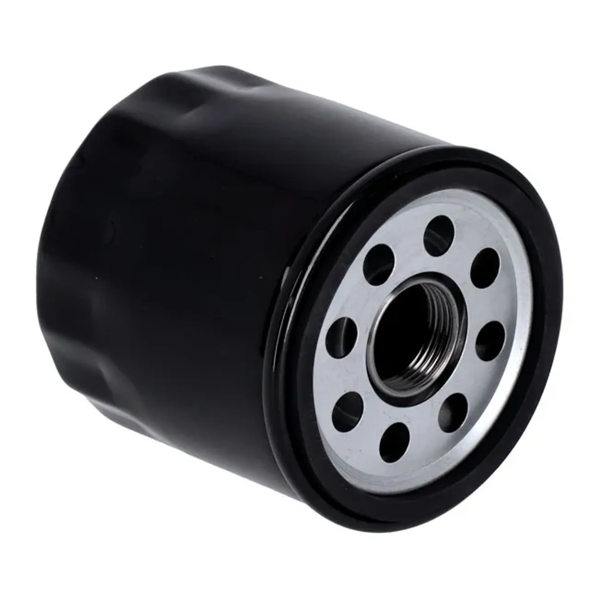 MCS, spin-on oil filter. Black