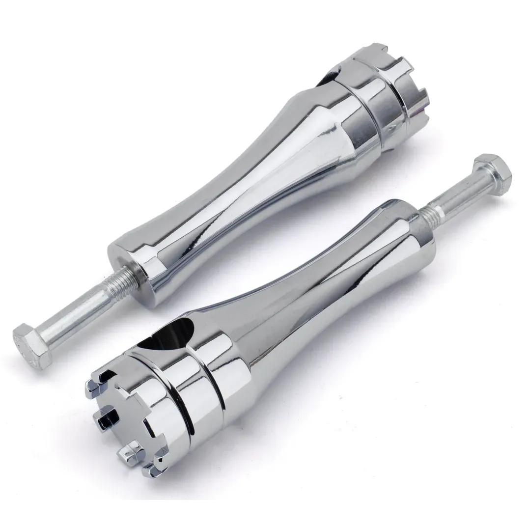 Chops76 Tower line chromed risers 6"