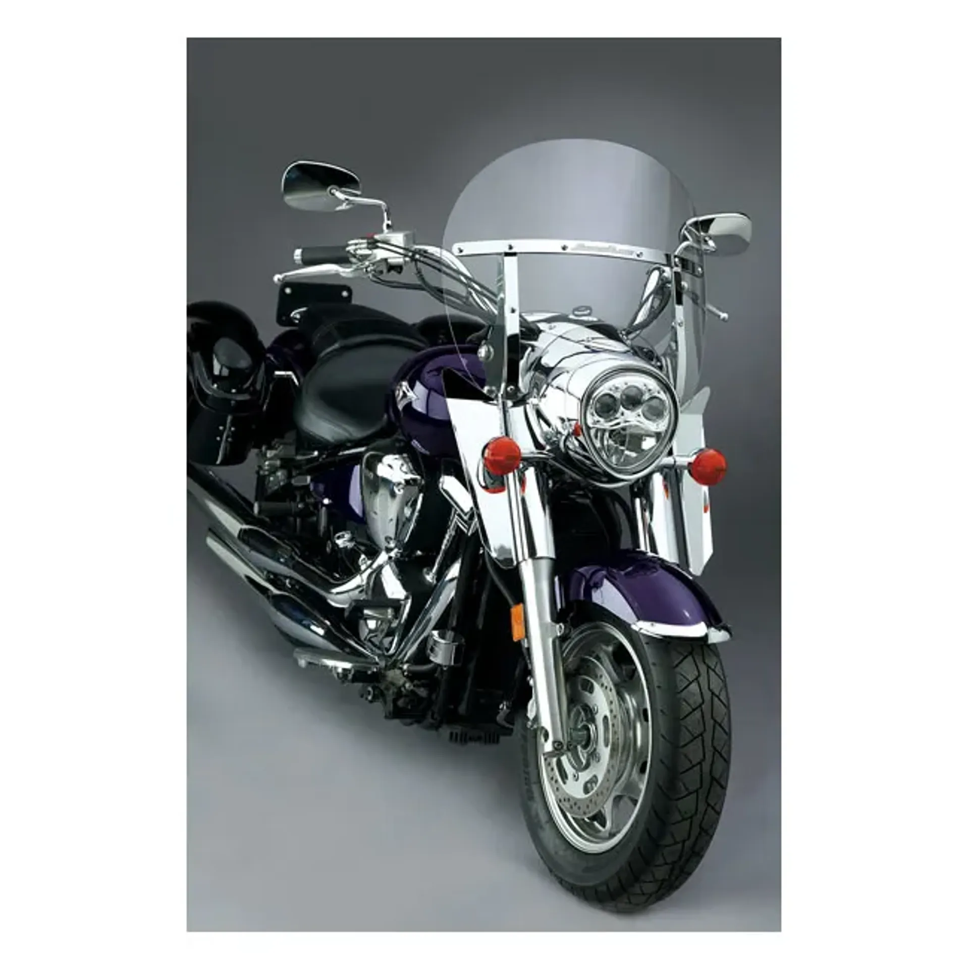 NC SwitchBlade® Quick Release Windshield Chopped™ Clear