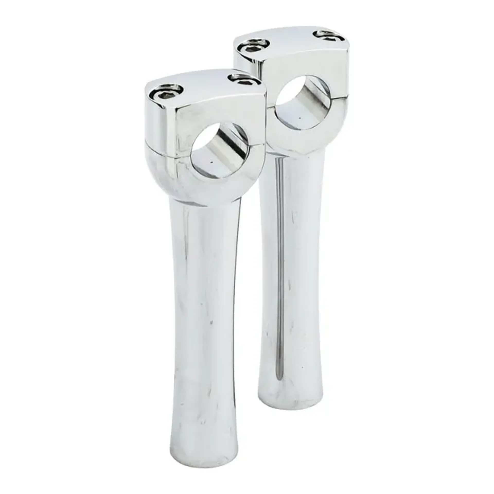 Dighton 6" domed risers. Chrome