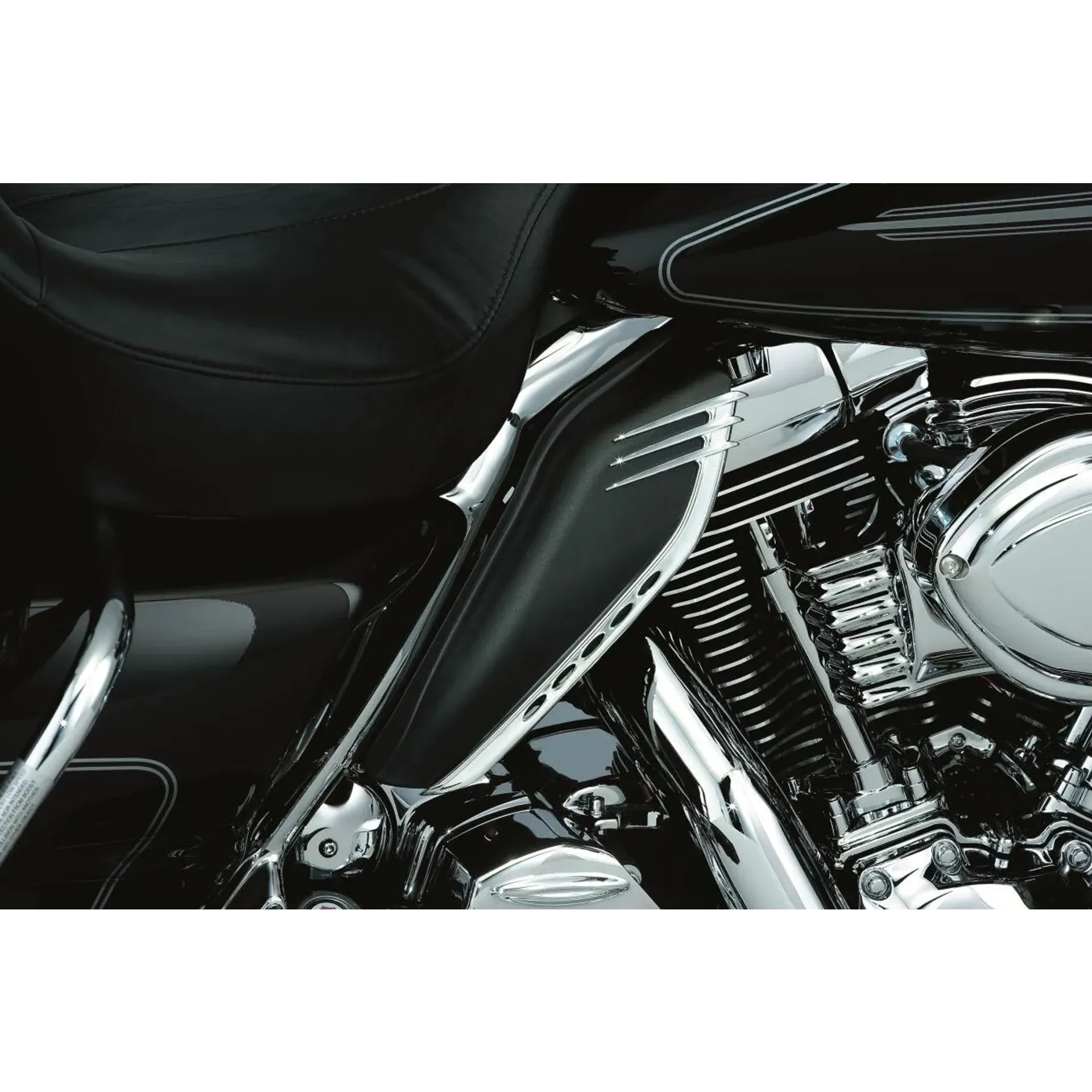 Accents For Hd Mid-Frame Deflector Chrome