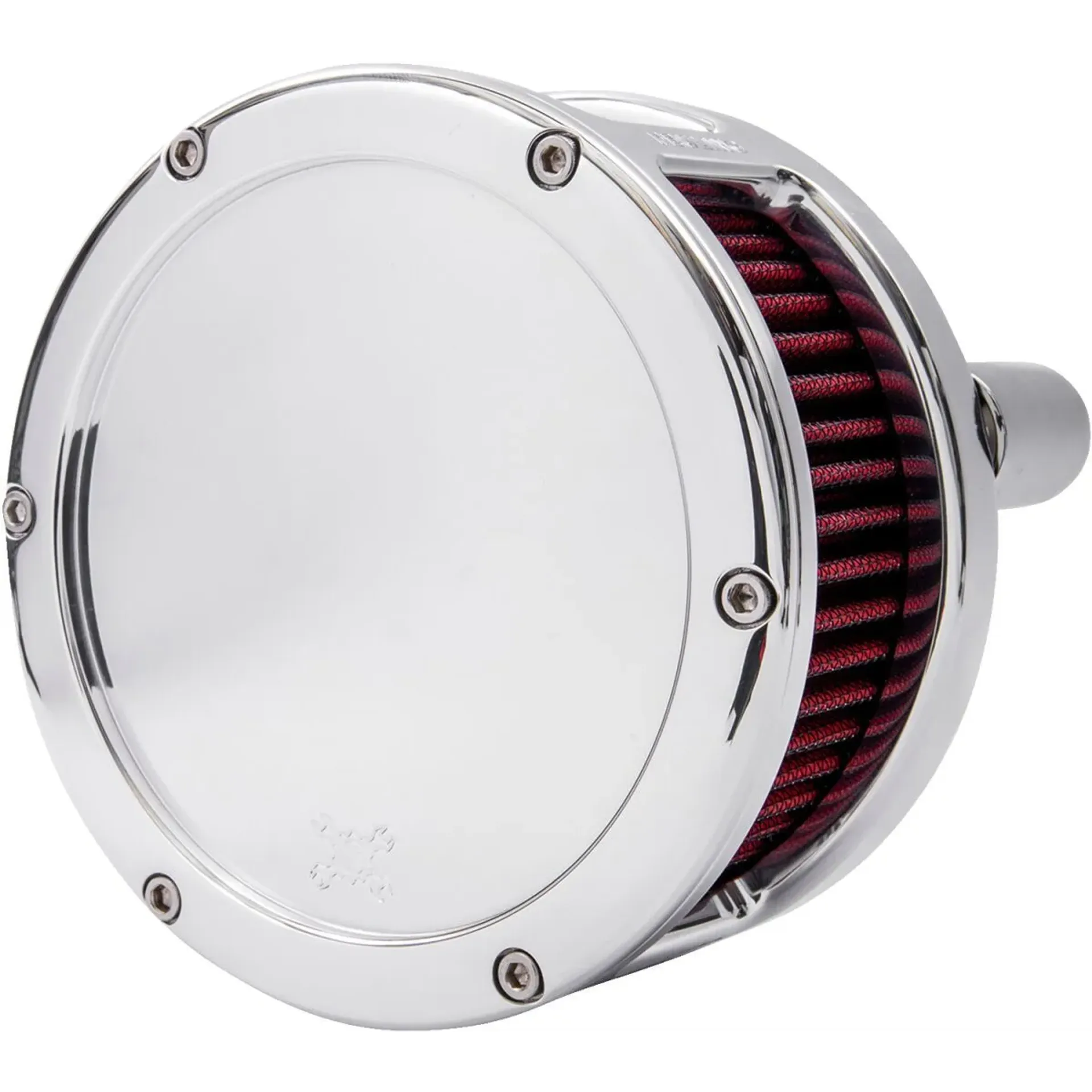 Air Cleaner – Ba Series – Chrome – Solid Cover – Red – M8