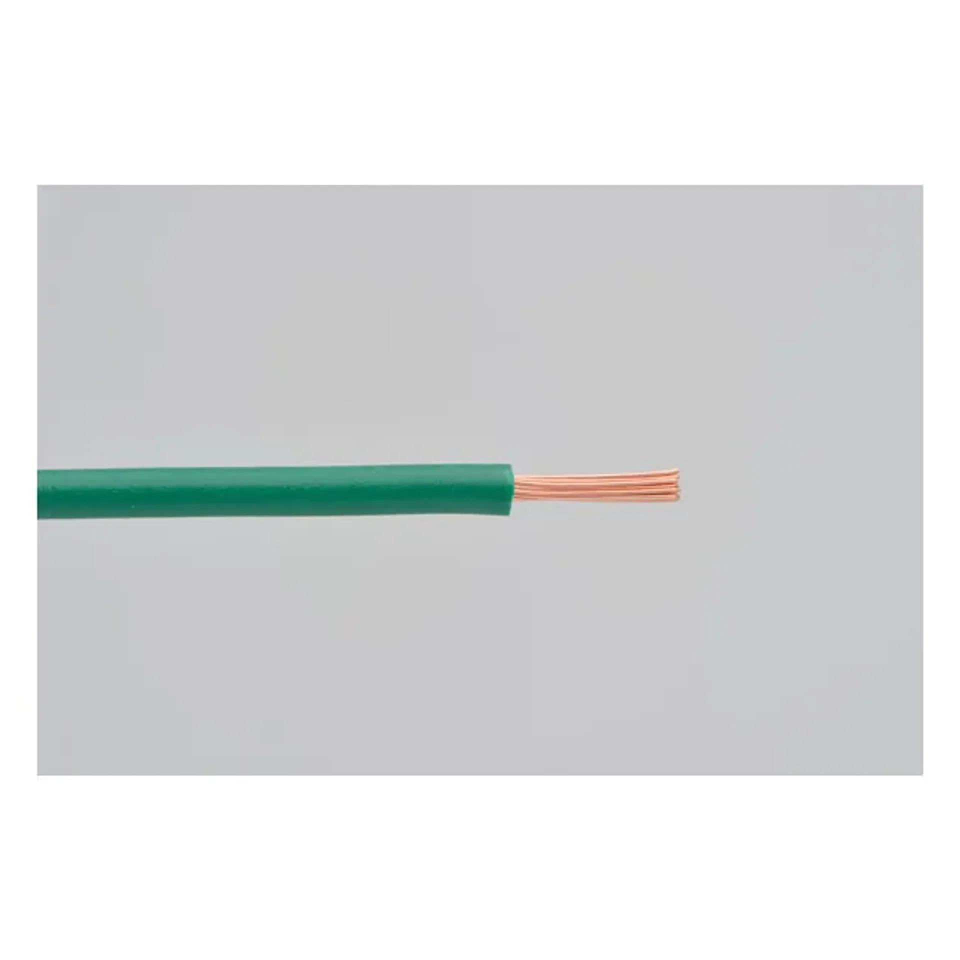 Electrical wire. 2 meter 0.5sq. Green
