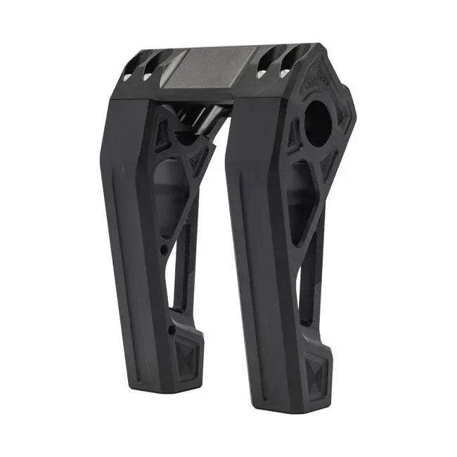 Kodlin, Fastback risers for OEM digital speedo. 6". Black - Afbeelding 5