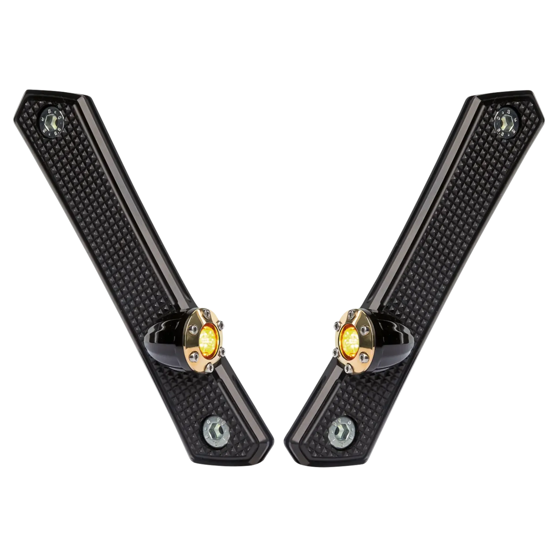 Vity’s Front turnsignalkit black/brass