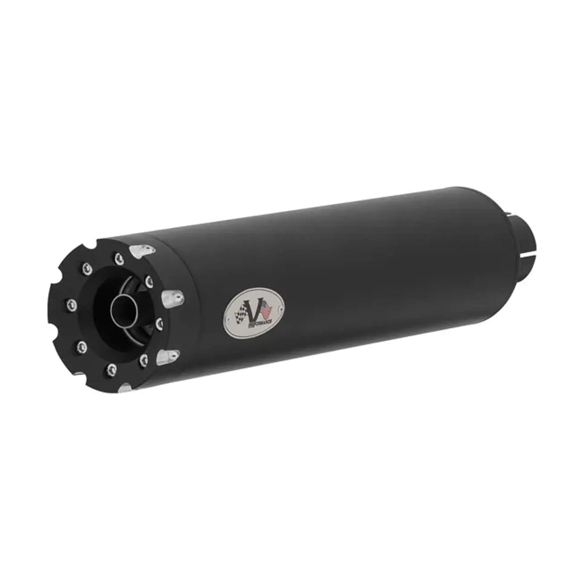 V Performance, Revolver 80mm slip-on muffler set. Black