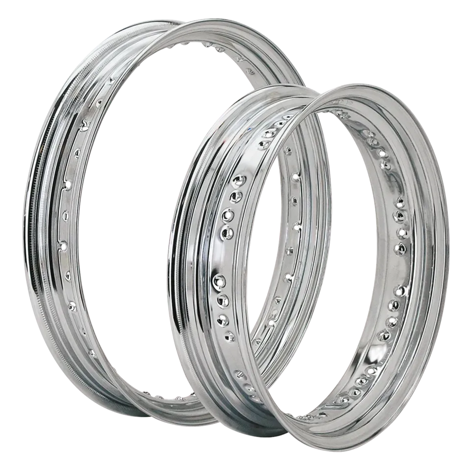 Chrome DC rim 4.50x15x40H pre-05 pat - Afbeelding 2