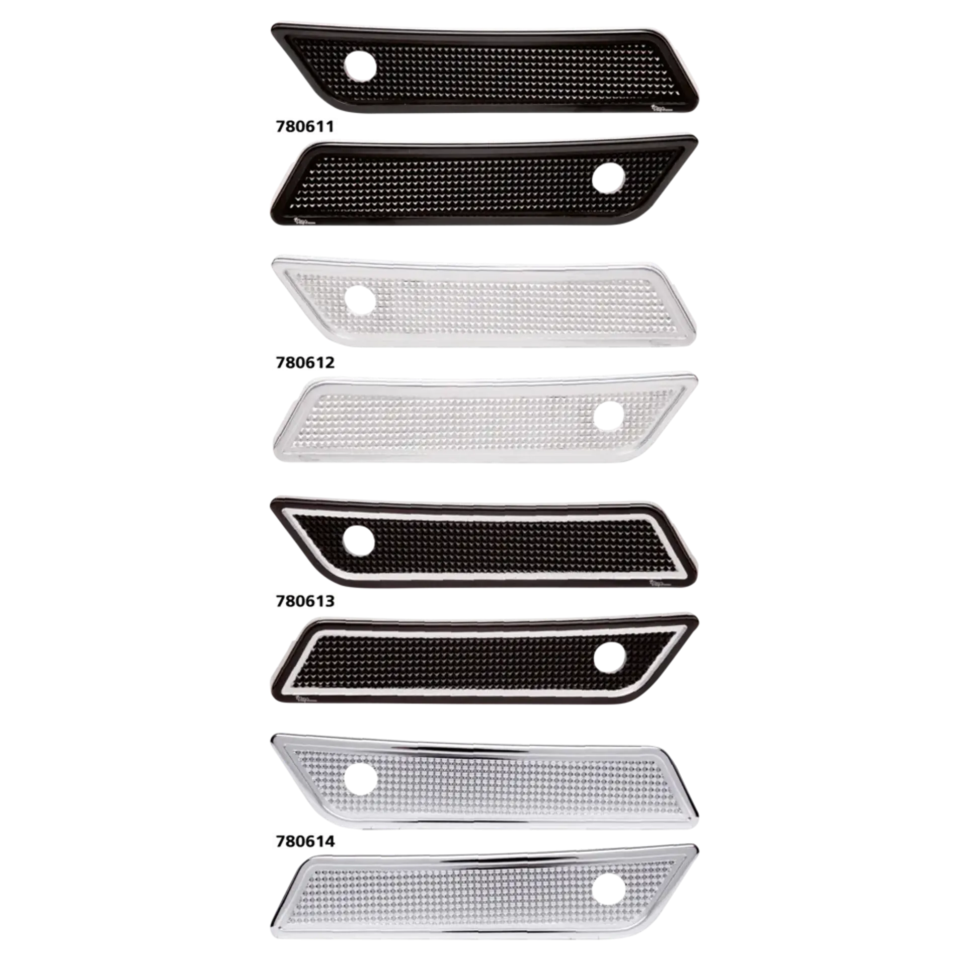 DIAMOND LATCH COVER CHROME 14-up
