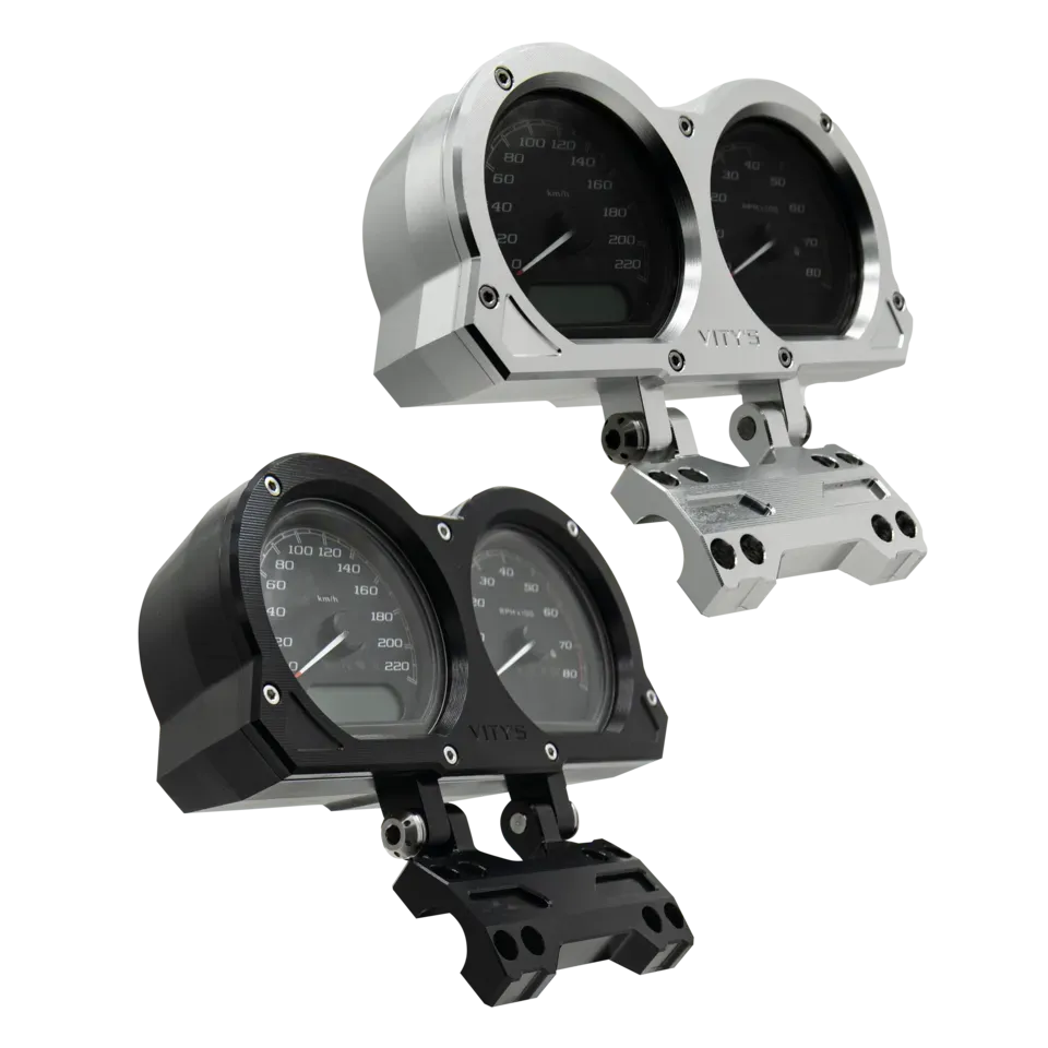 Vity's Road Glide billet gauge Black - Afbeelding 2