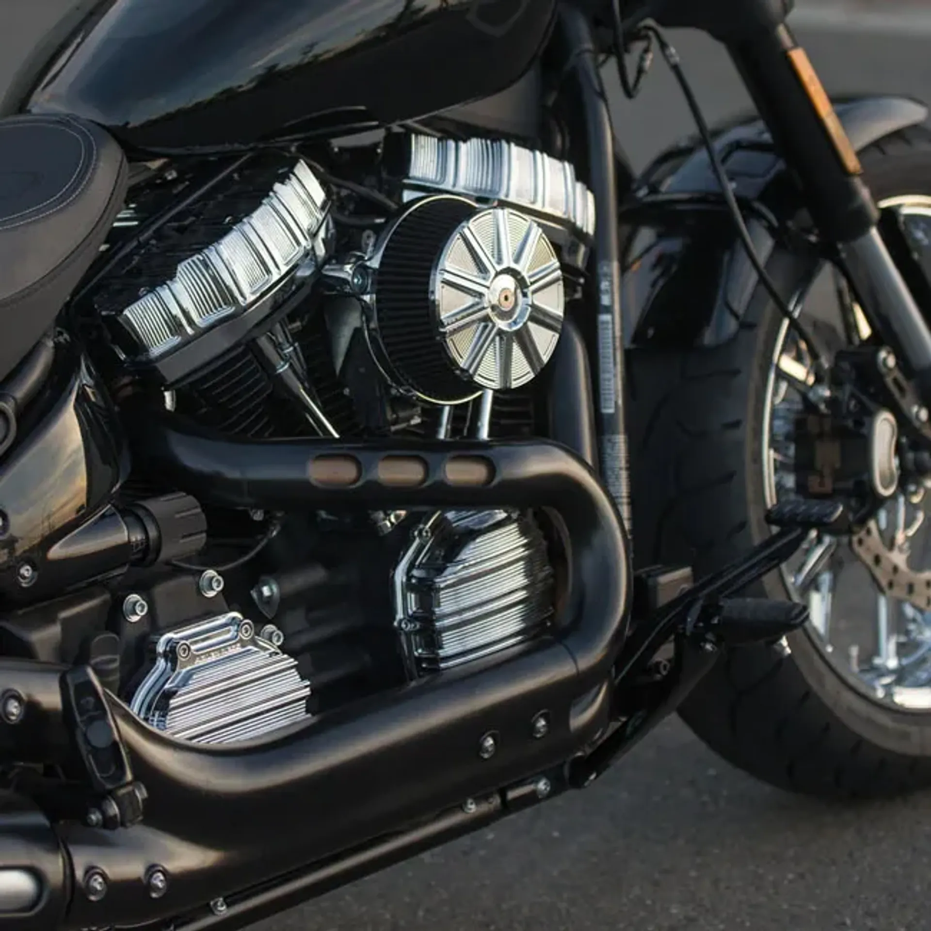 Arlen Ness, Stage 1 Big Sucker air cleaner kit. 10-Gauge Chr