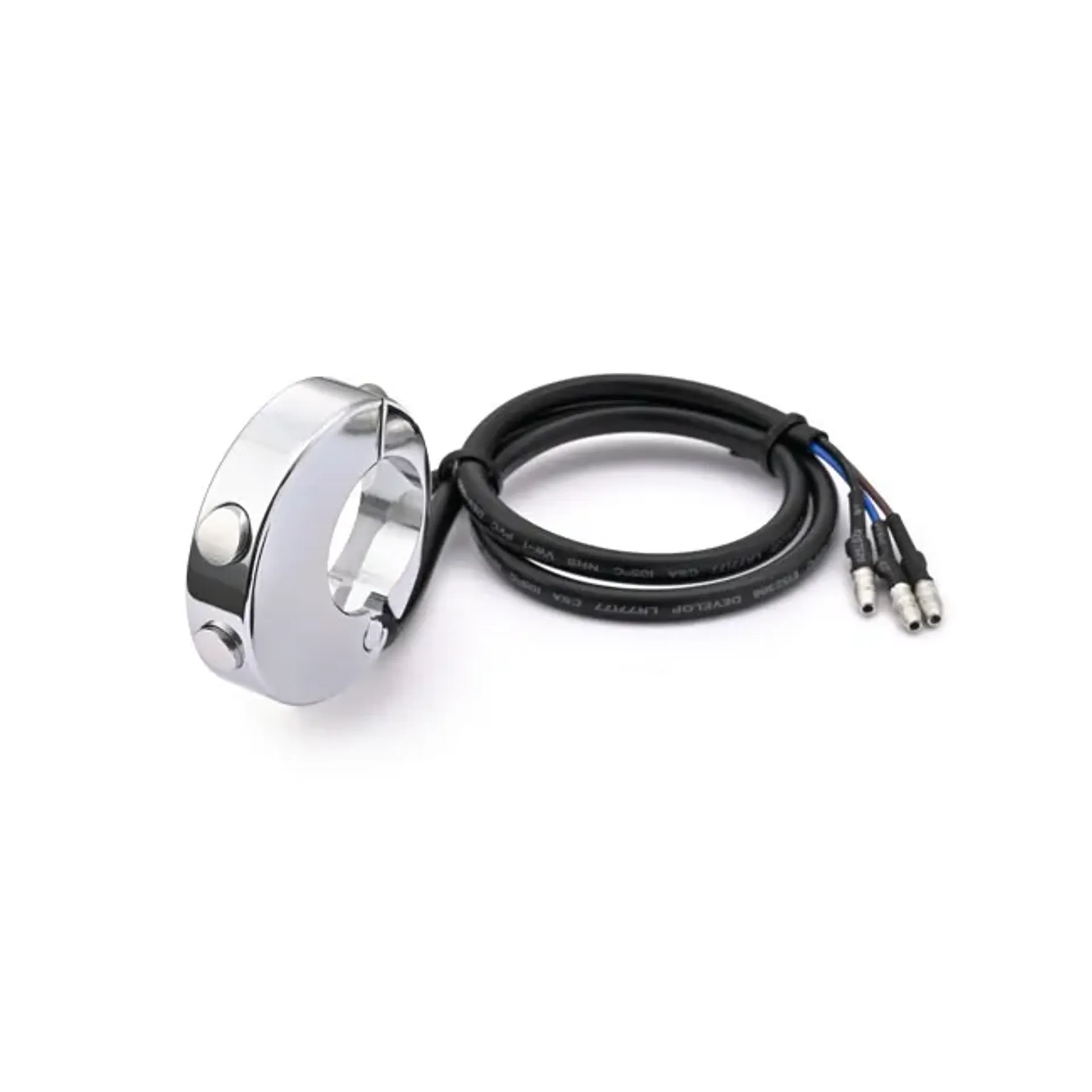 Daytona, dual button speedo handlebar switch. Chrome