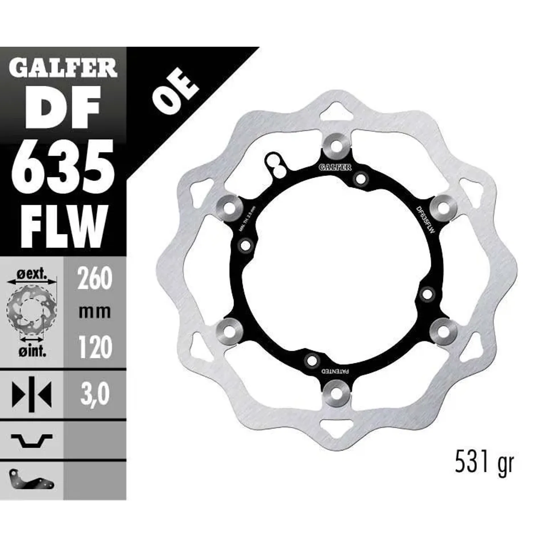 Brake Disc Float Wave
