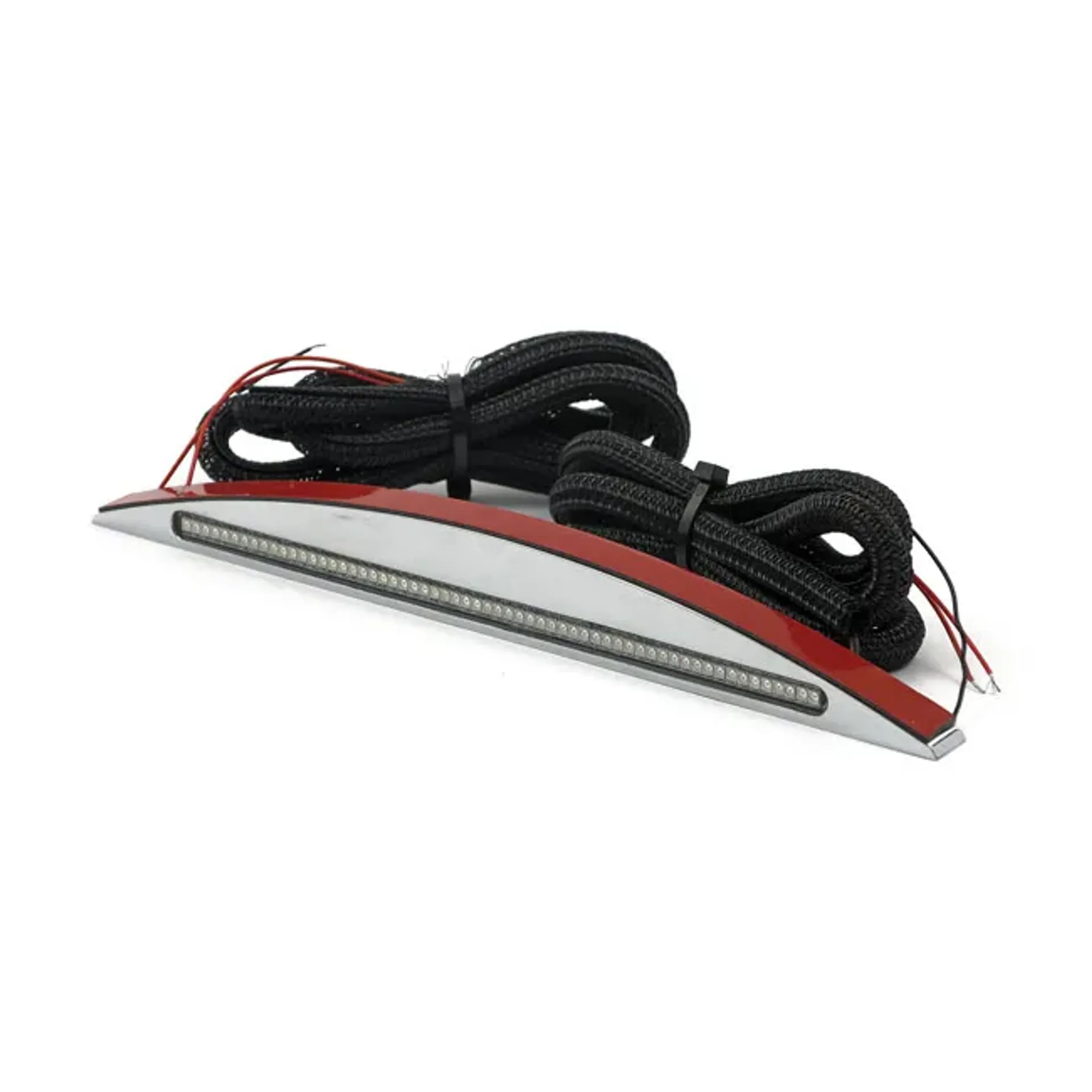 Custom Dynamics, Breakout LED taillight. Chrome. Clear lens