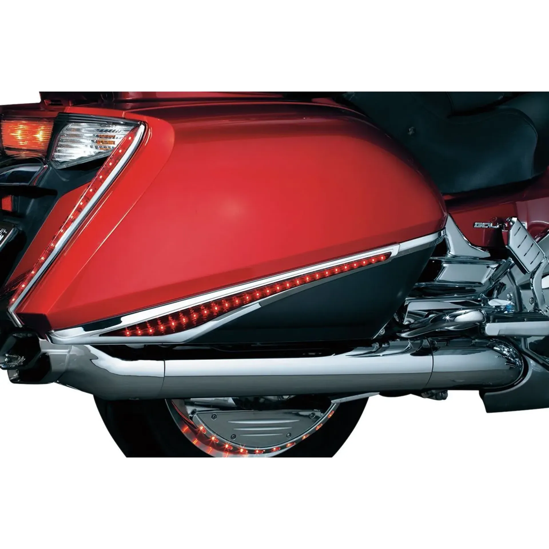Led Saddlebag Accent Swoops Chrome