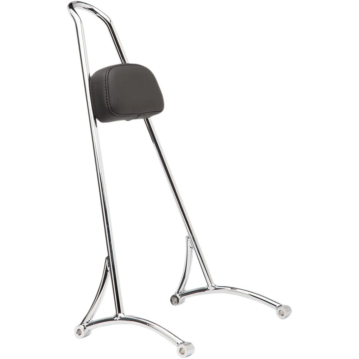 Sissy Bar Tall W/Pad Chrome