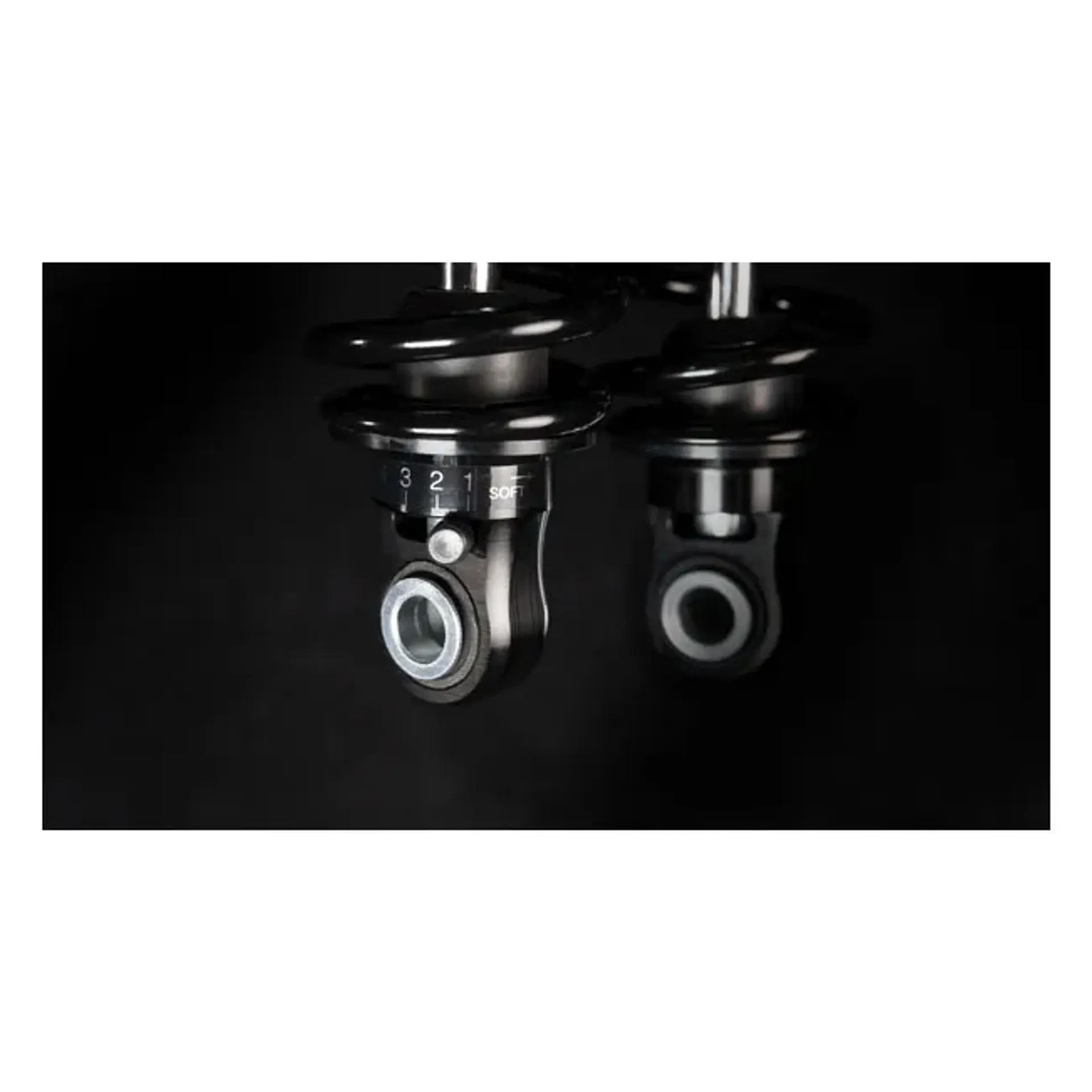 *2 WEEKS EXTRA TRANSIT TIME* Bitubo, WME dual shock absorber set. Black. 331mm
