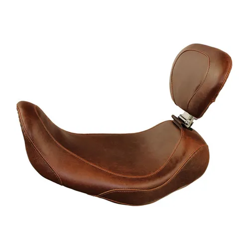 Mustang, Wide Tripper solo seat. With rider backrest Mustang, Wide Tripper solo seat. With rider backrest