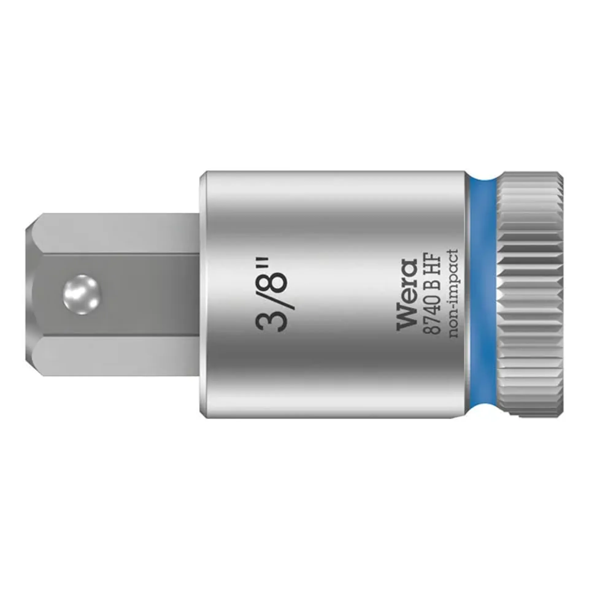 Wera Zyklop 3/8" Hex socket bit w/ holding function US sizes