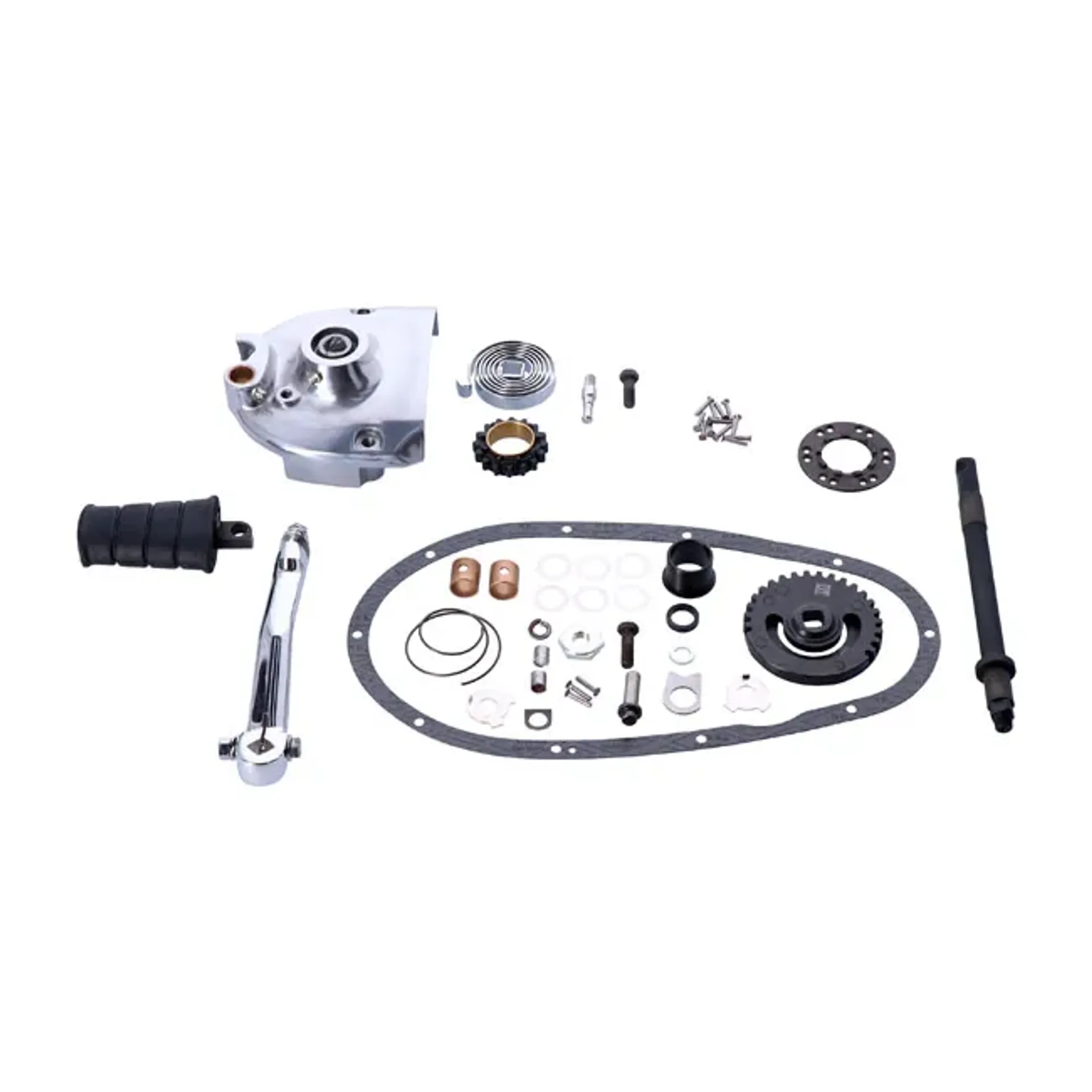 Sportster kick start kit, polished
