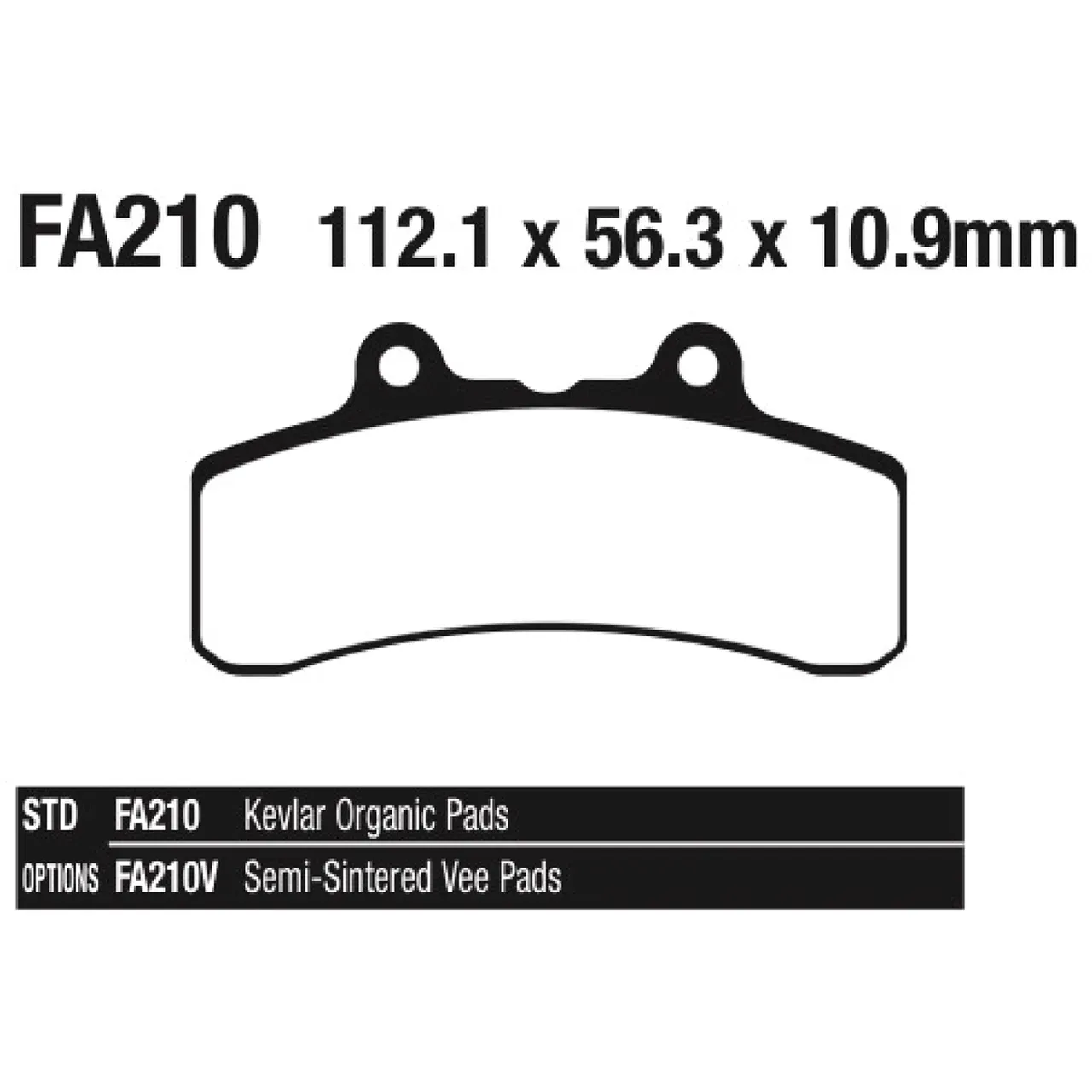 EBC Front Ceramic street brake pads PM