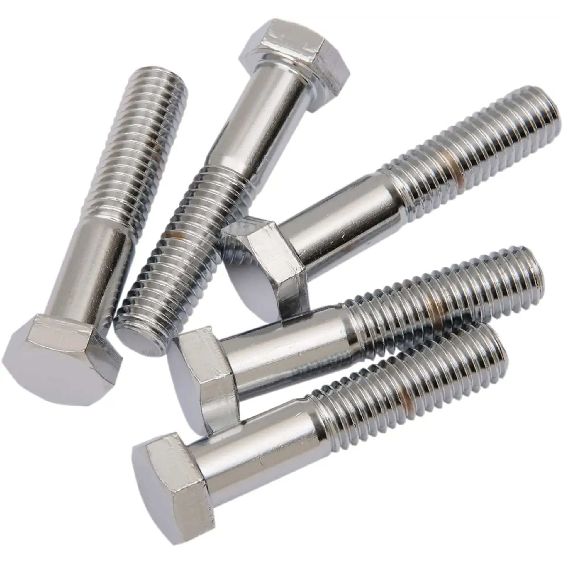 Hex-Head Bolt 1/2-13X2.25 Chrome