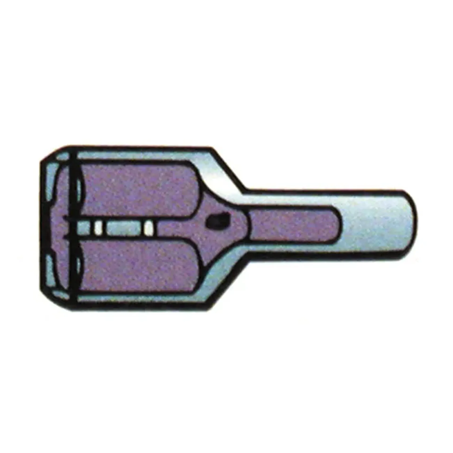Connectors, slide-on terminal, blue