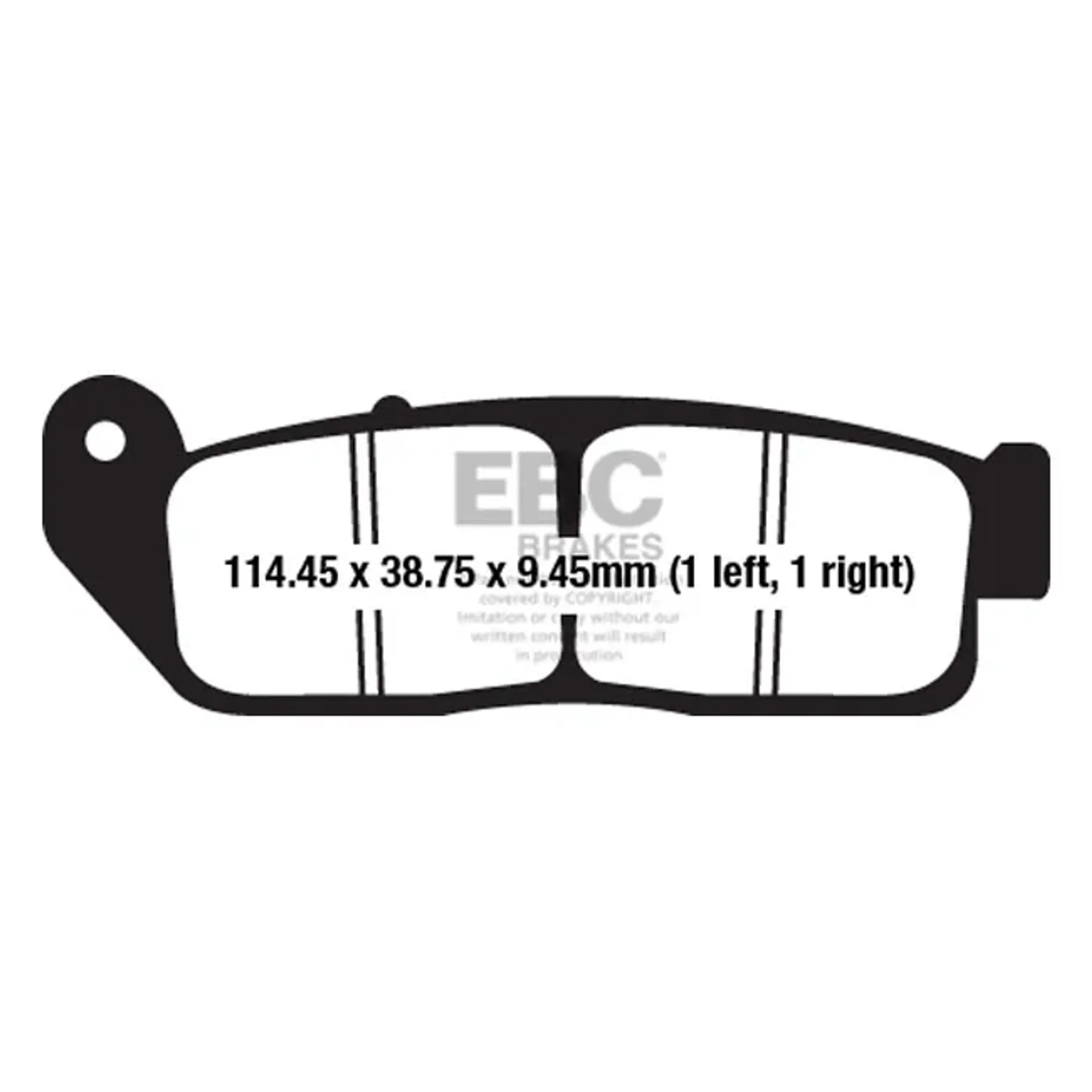 EBC Organic brake pads