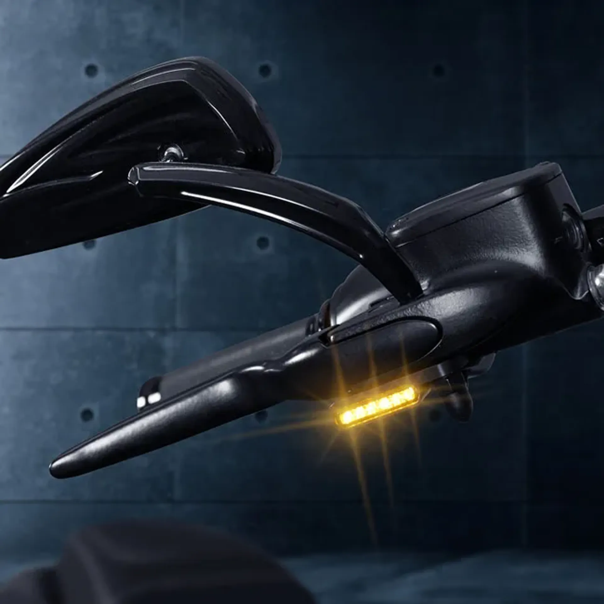 HeinzBikes, %27%27Stripes%27%27 below bar turn signals. Black with PL