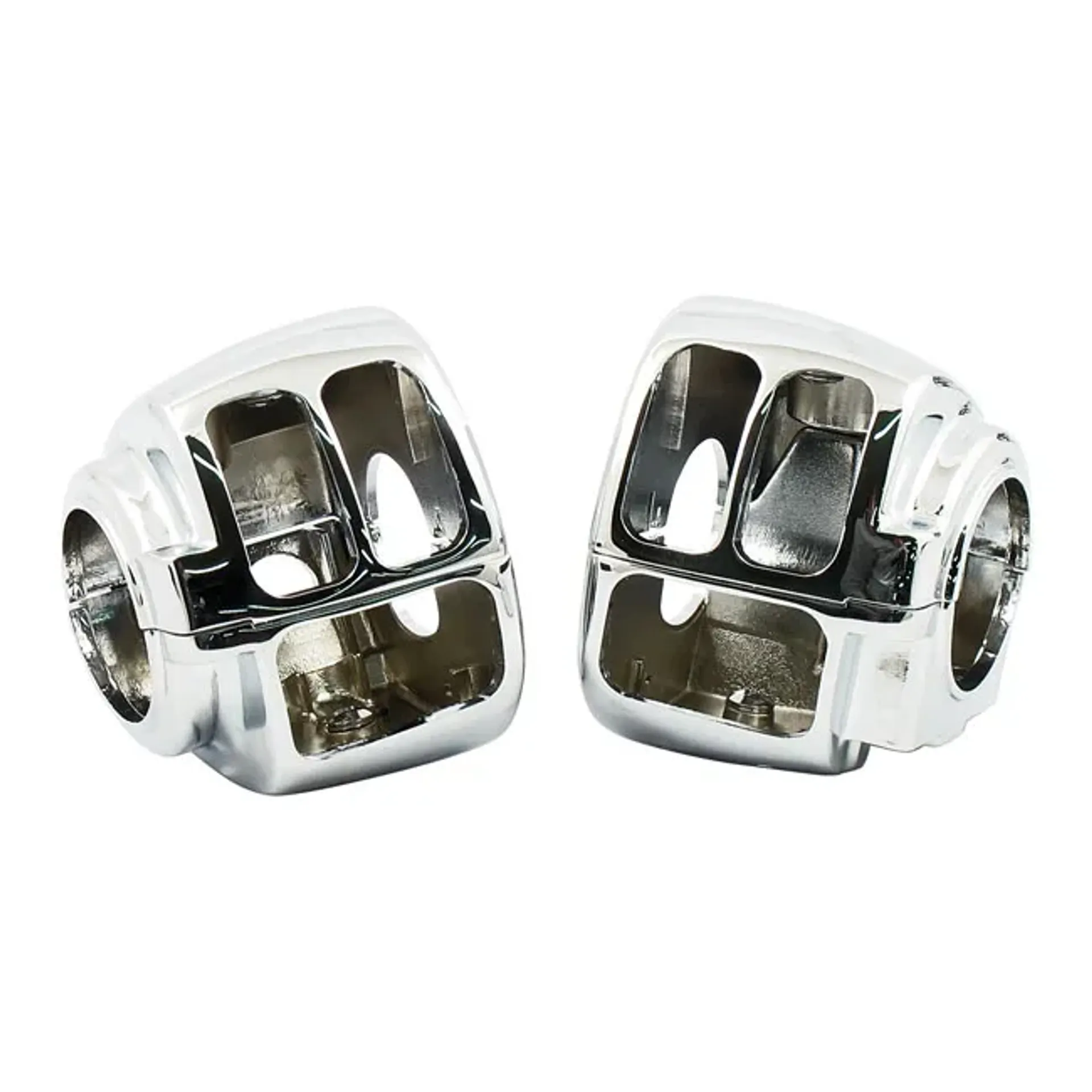 Switch housing set. Chrome
