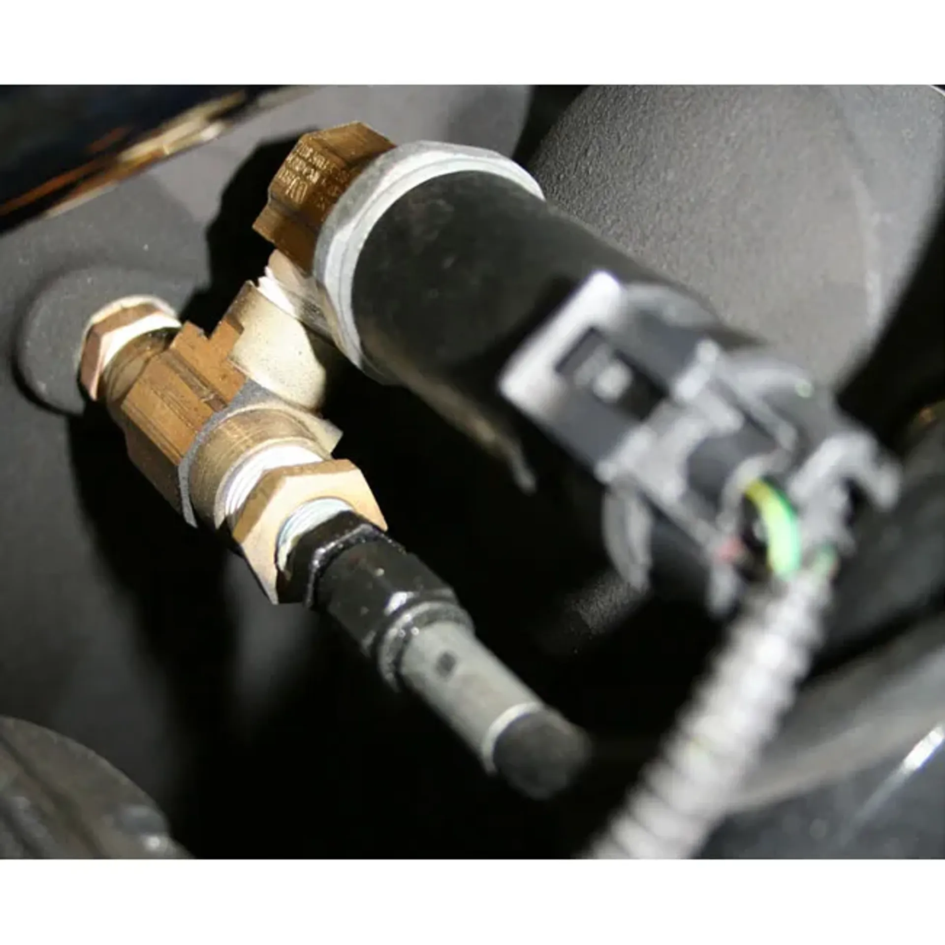 Feuling, remote oil pressure gauge kit. Stainless