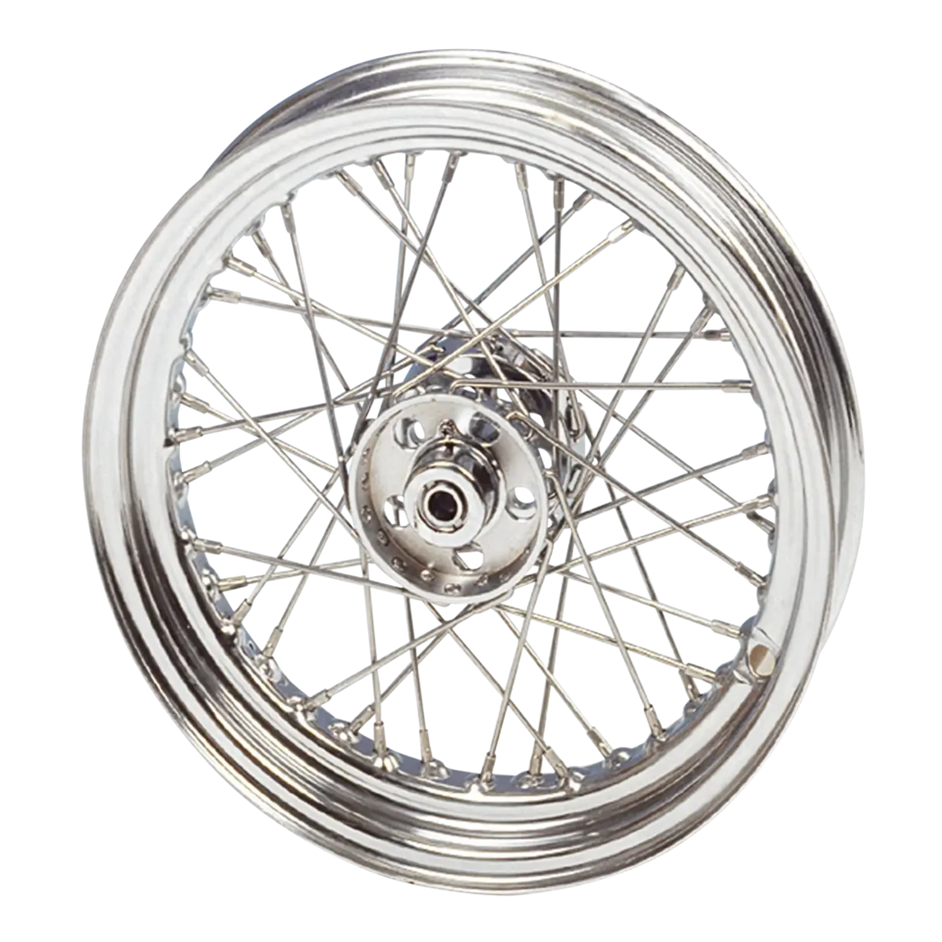 Cplt wheel 19″ steel hub 36-66 stainl.sp