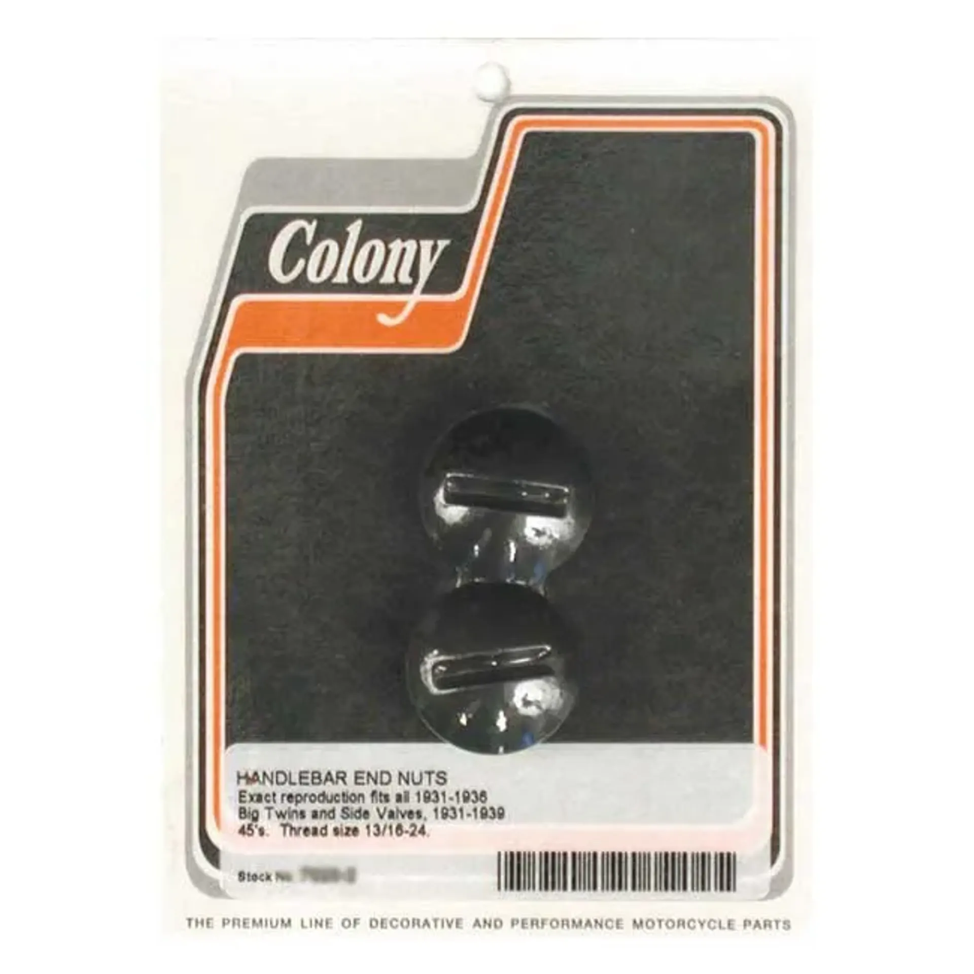 Colony handlebar end plugs