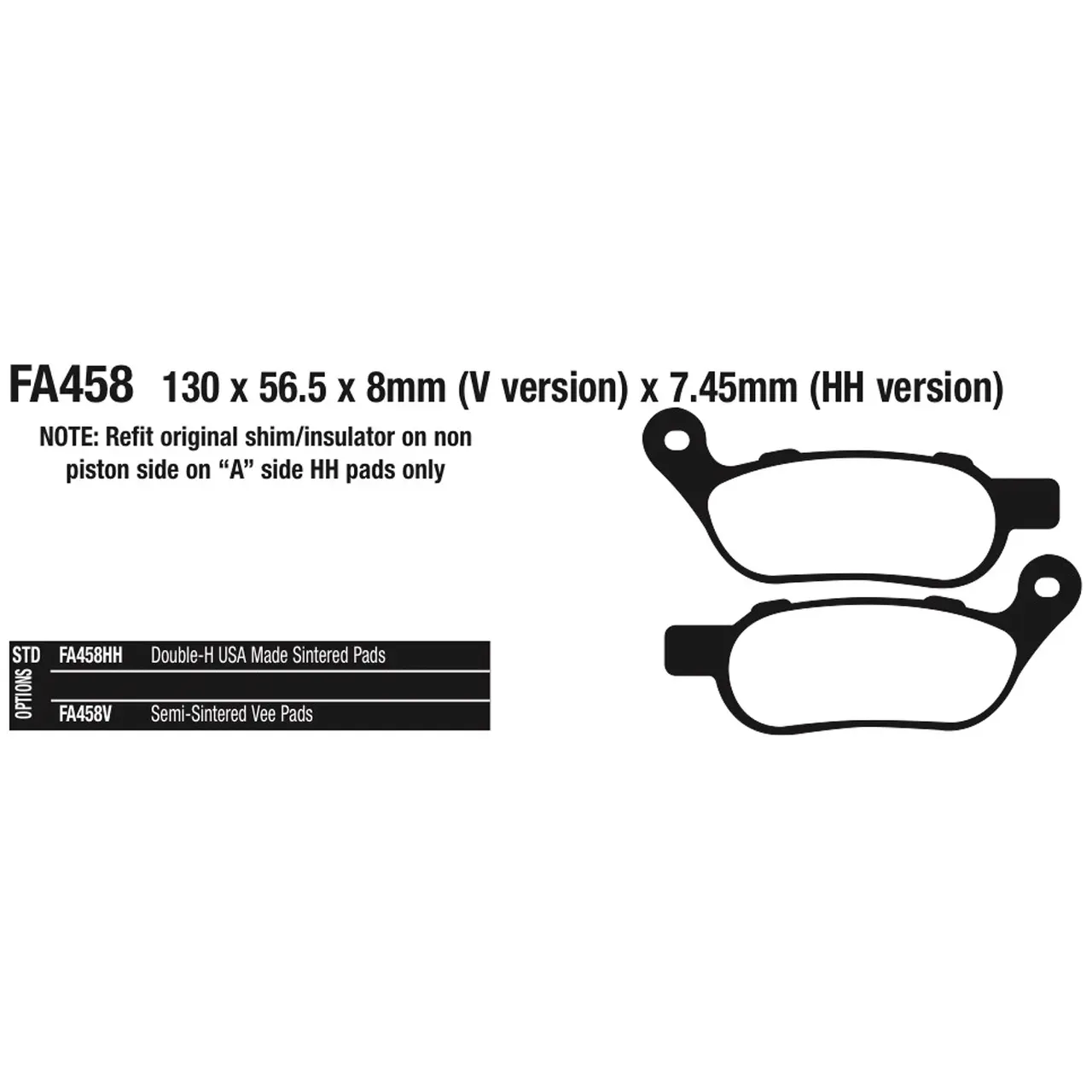 EBC-V rear brake pads BT08-17 - Afbeelding 2