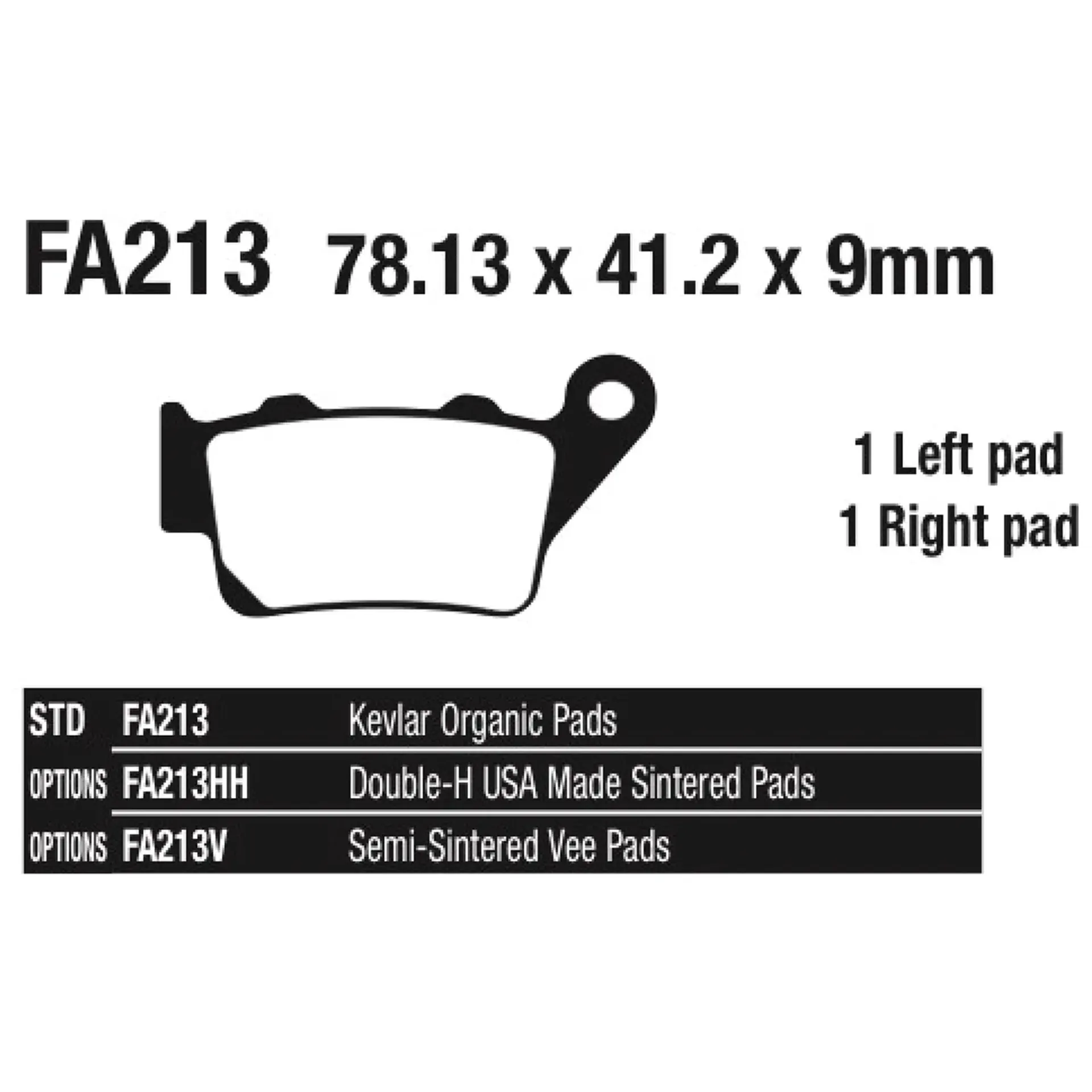 EBC-HH series RR brake pads Scout 17-up